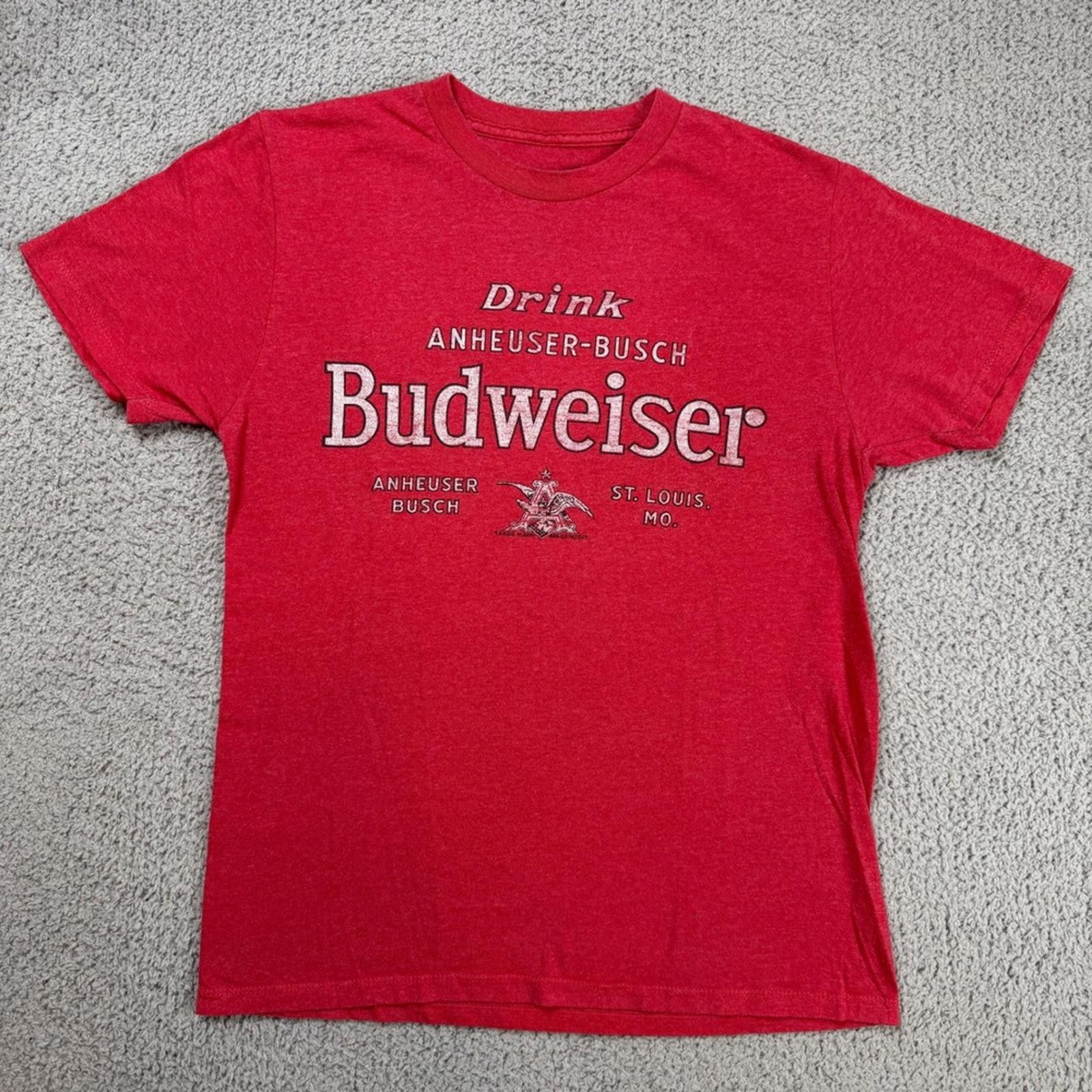 Budweiser Budweiser Anheuser-Busch Graphic T-Shirt Mens Small Heather Size US S / EU 44-46 / 1 - 1 Thumbnail