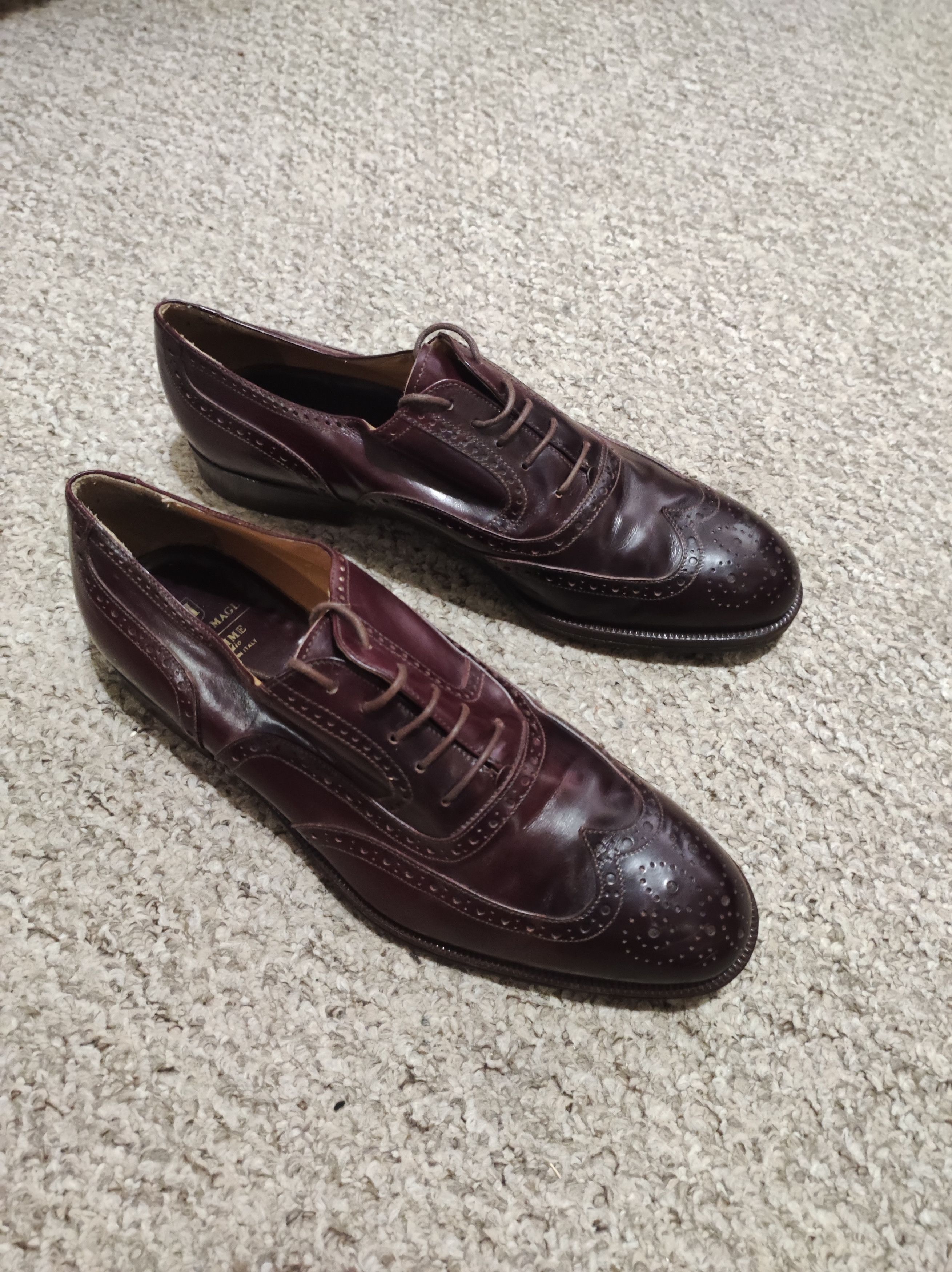 Bruno Magli × Handmade × Vintage Bruno Magli handmade brogues us11 Size US 11 / EU 44 - 3 Thumbnail