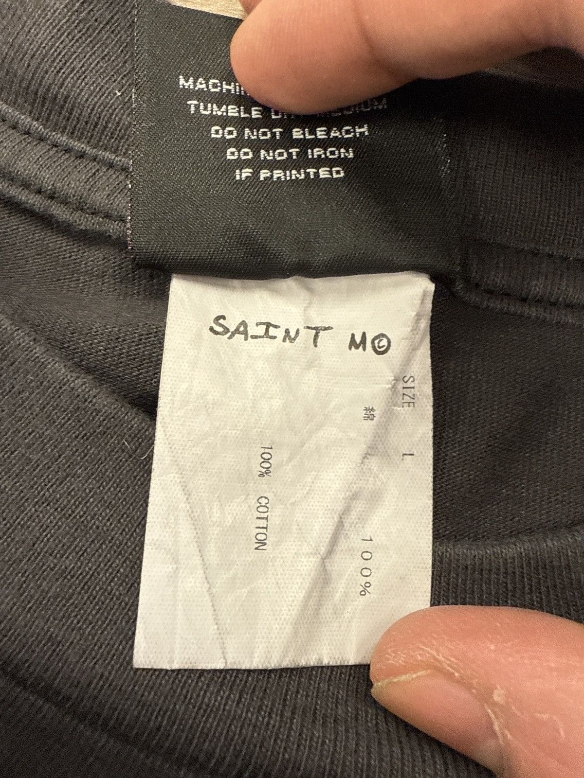 Saint Michael Saint Michael Sky T-shirt black large Size US L / EU 52-54 / 3 - 4 Thumbnail