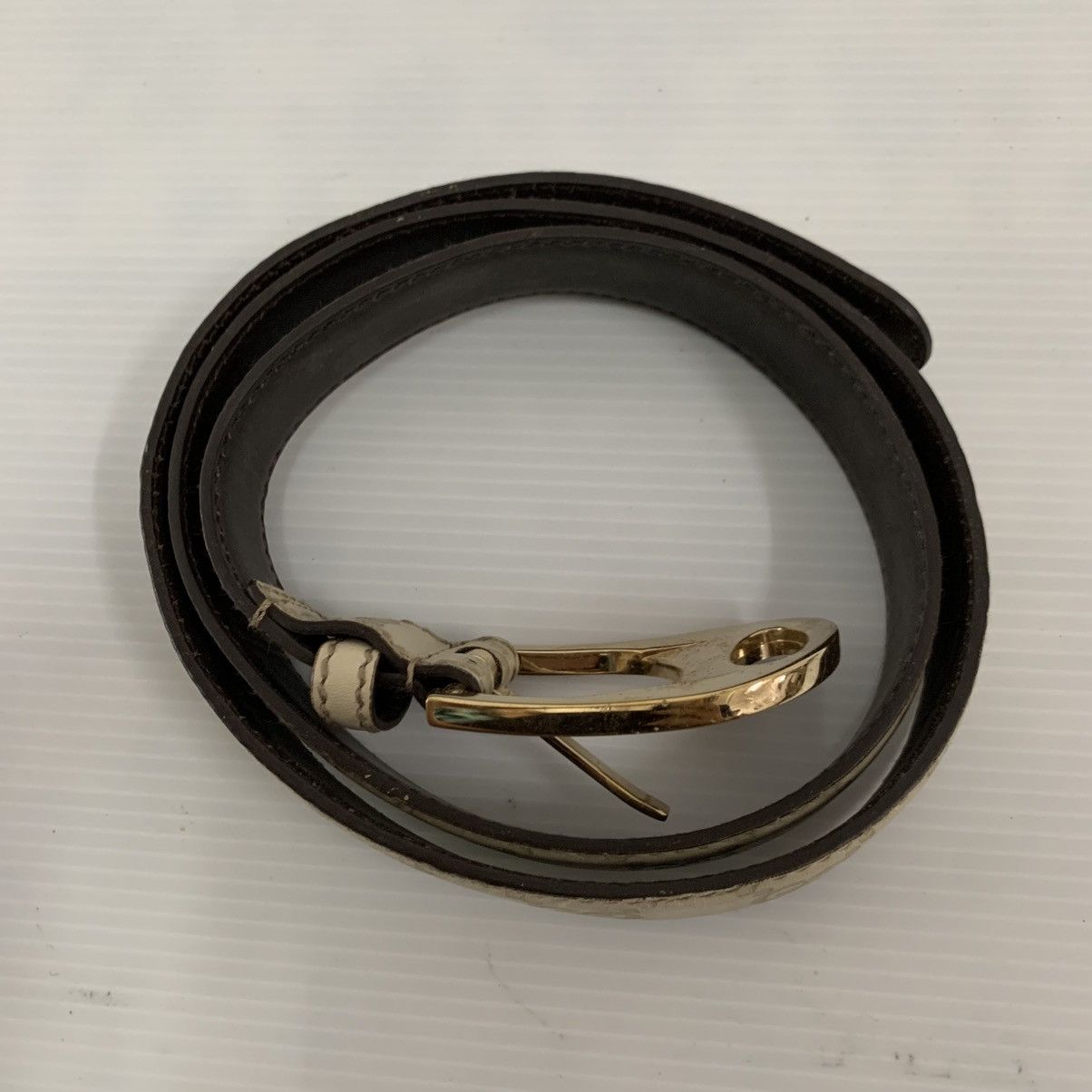 Gucci Gucci Monogram Leather Belts Size ONE SIZE - 5 Thumbnail