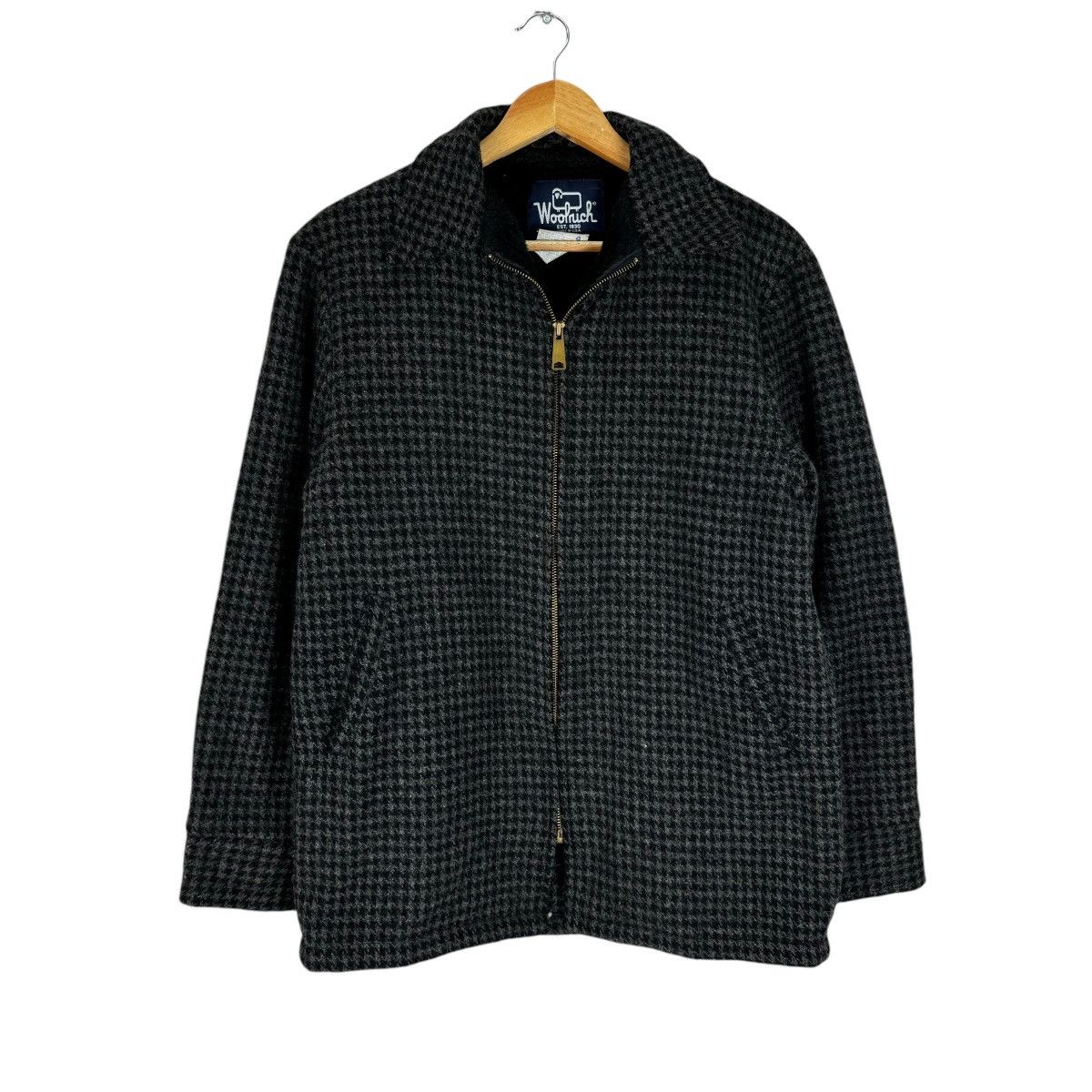 Vintage 🌟WOOLRICH PLAIDS WOOL ZIPPER JACKET Size US M / EU 48-50 / 2 - 1 Thumbnail
