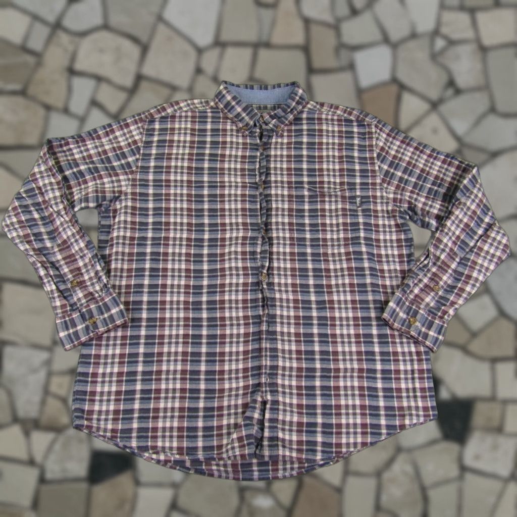 Vintage Woolrich Shirt Mens Large Blue Plaid Twill Button-Up Lightweight Outdoors Size US L / EU 52-54 / 3 - 1 Thumbnail
