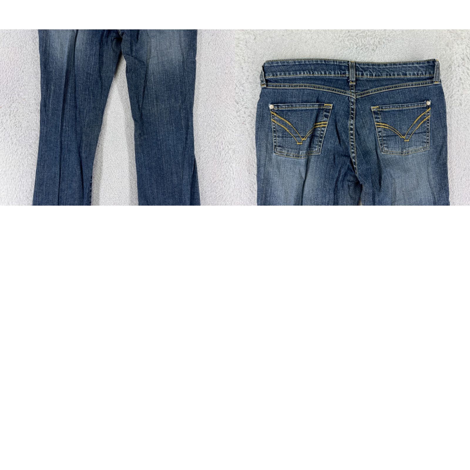Anchor Blue AnchorBlue Jeans Womens 7 Denim Bootcut Slim Low Rise 5-Pocket Blue Cotton Blend Denim Vintage No Size 28" / US 6 / IT 42 - 10 Thumbnail