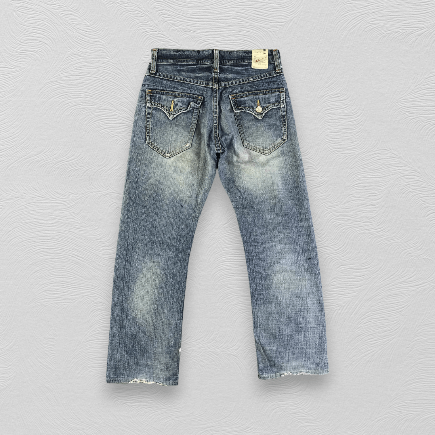 Vintage Gl Heart X Fundamental Jeans Ripped Denim Kj2234 in Blue, Men's (Size 30) — image 2 of 6
