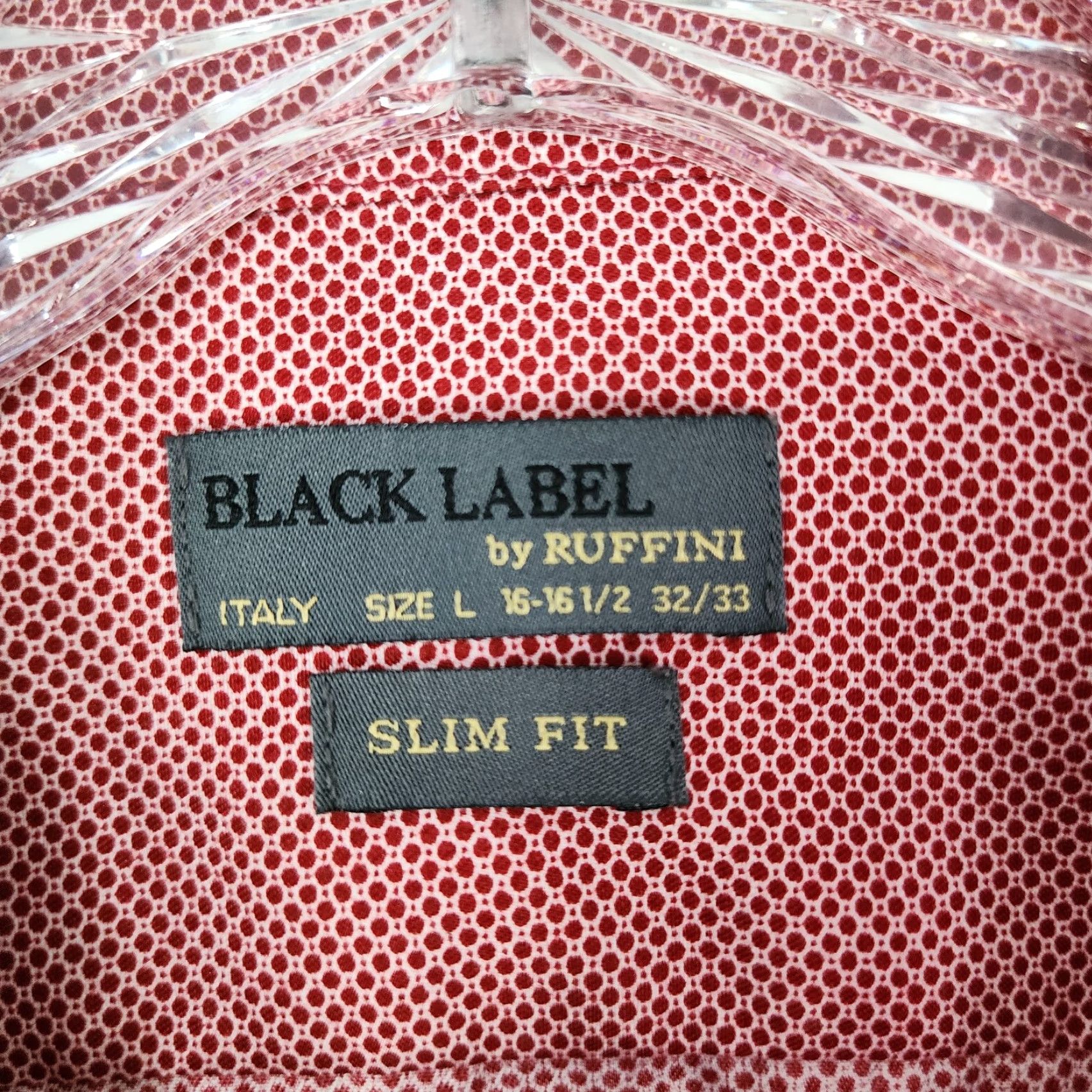 Vintage BLACK LABEL Mens Pink Long Sleeve Slim Button-Up Shirt Size L Size US L / EU 52-54 / 3 - 4 Thumbnail