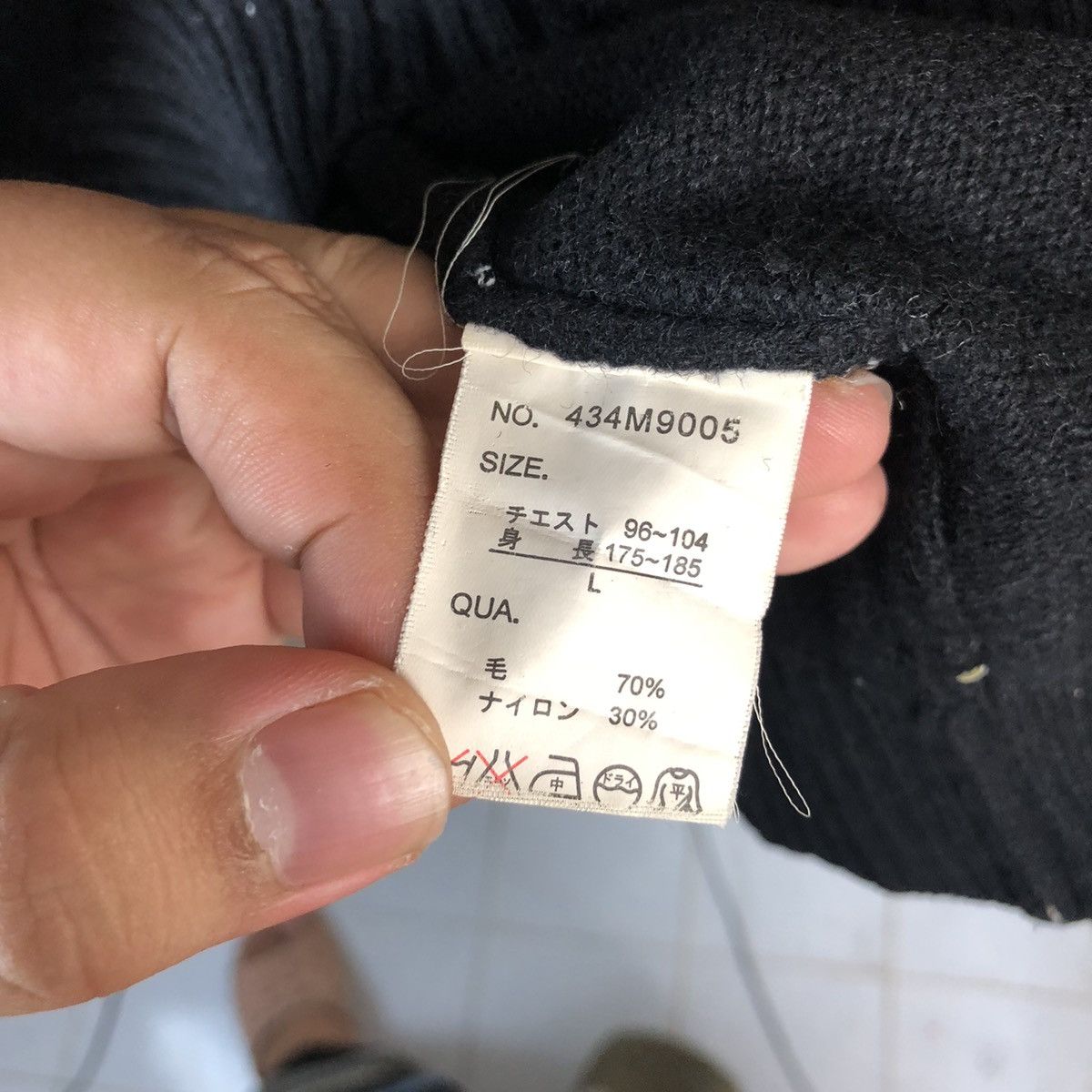 Homespun Knitwear × Japanese Brand Ancestress Black Cardigan Knitwear #A1372 Size US L / EU 52-54 / 3 - 12 Thumbnail