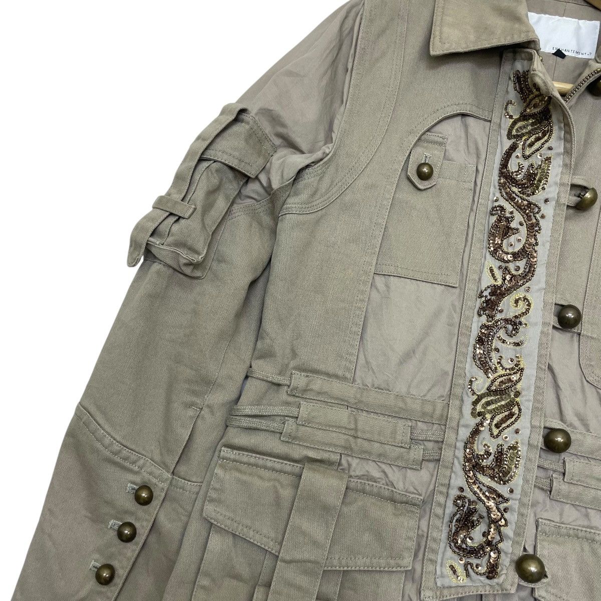Japanese Brand 💥Enchanment Le Ciel Bleu Bondage Punker Jacket Size S / US 4 / IT 40 - 5 Thumbnail