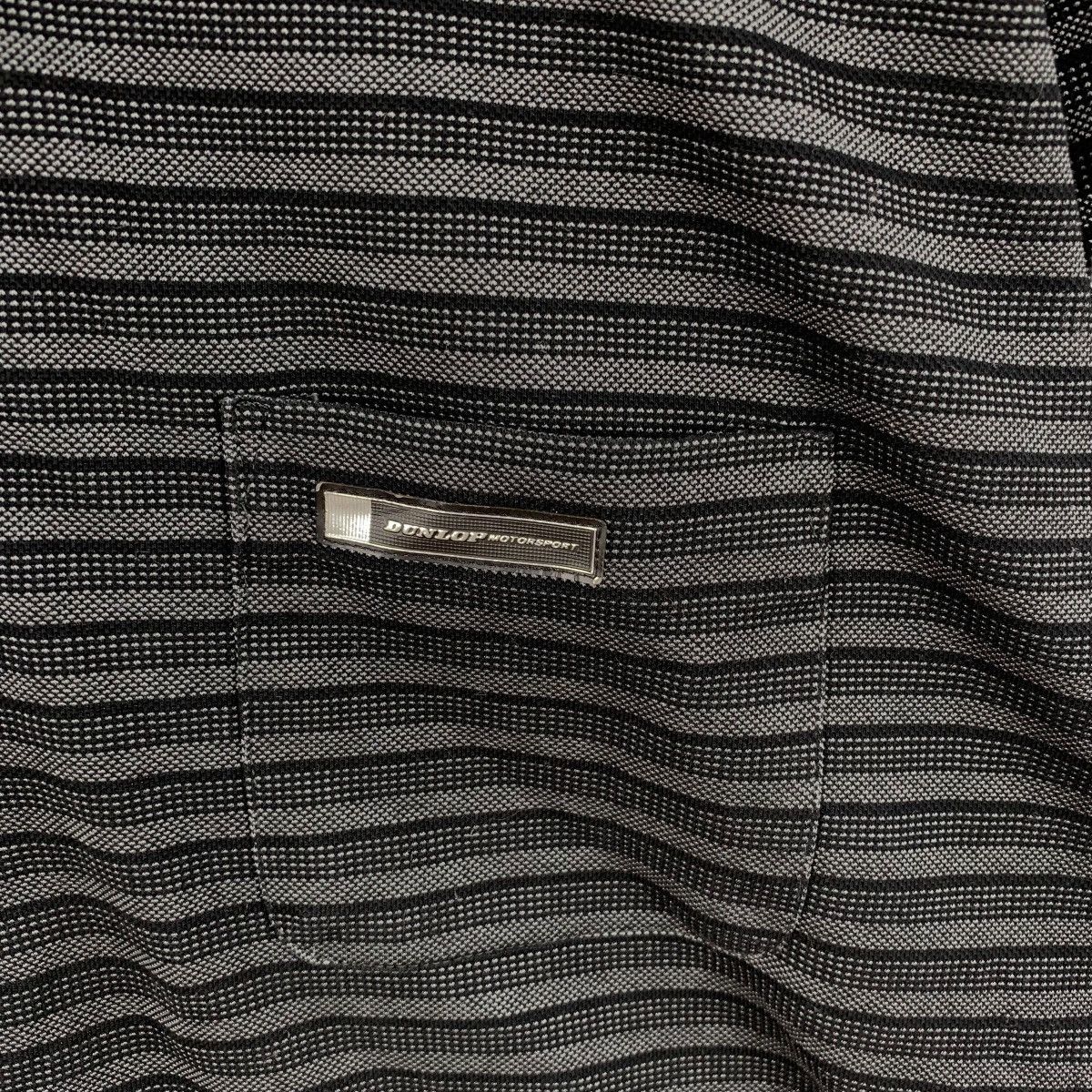Dunlop Vintage DUNLOP MOTORSPORT RACING Team Striped Polo Tee Size US L / EU 52-54 / 3 - 6 Thumbnail