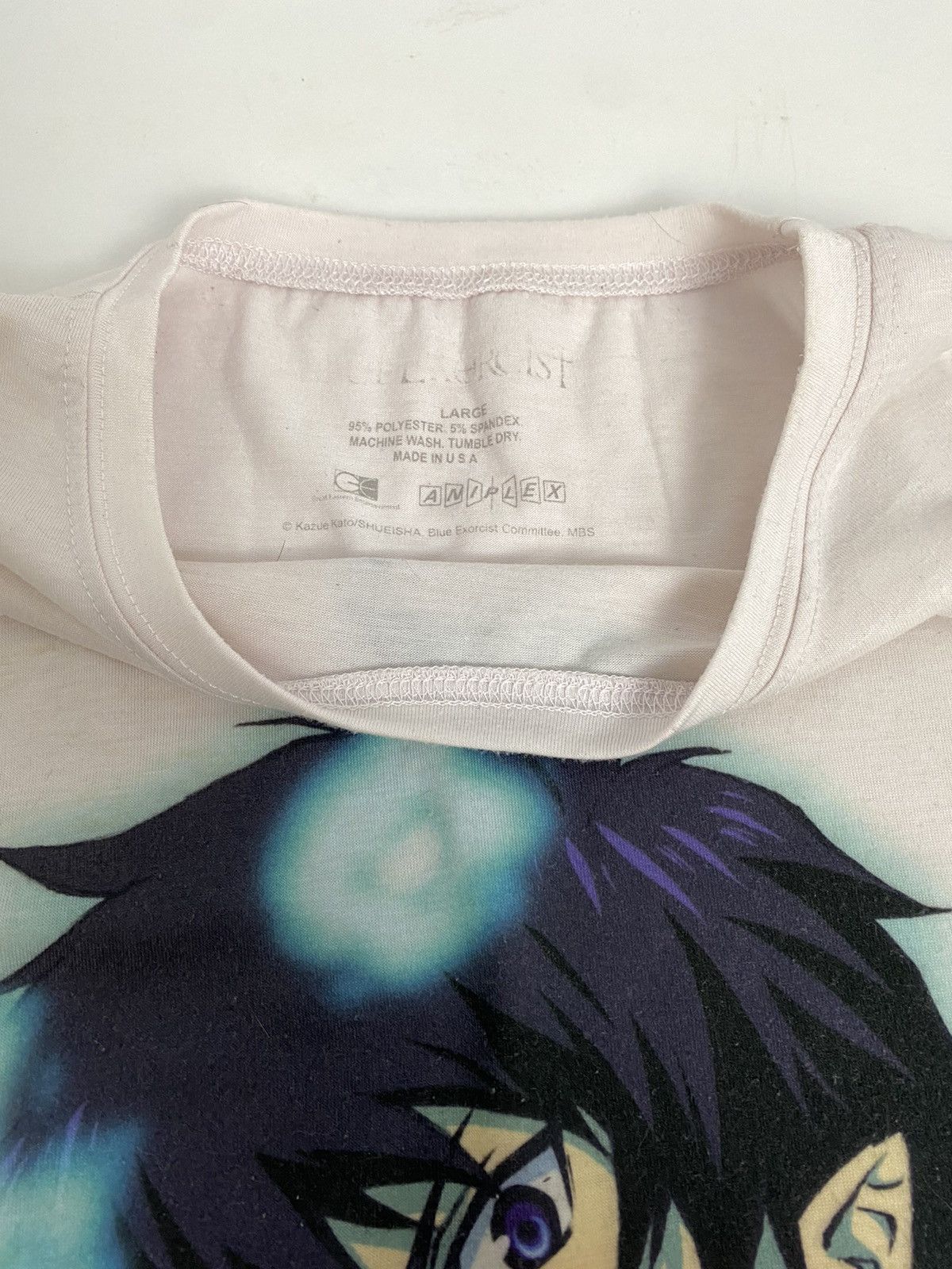 Anime × Japanese Brand × Vintage Vintage Blue Exorcist Anime Tee Size US L / EU 52-54 / 3 - 5 Thumbnail