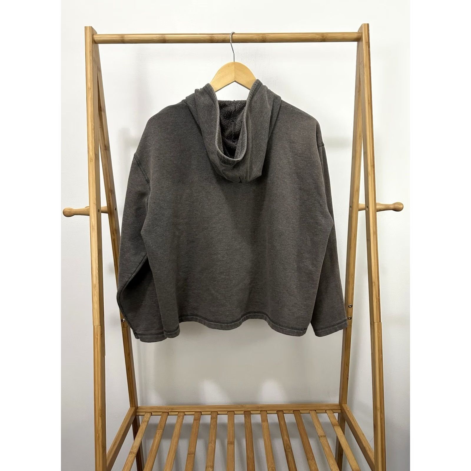 Hanes VTG Gradient Sun Faded Worn BOXY CROPPED Full Zip Hoodie Sweatshirt Size XL CI? Size XL / US 12-14 / IT 48-50 - 2 Thumbnail