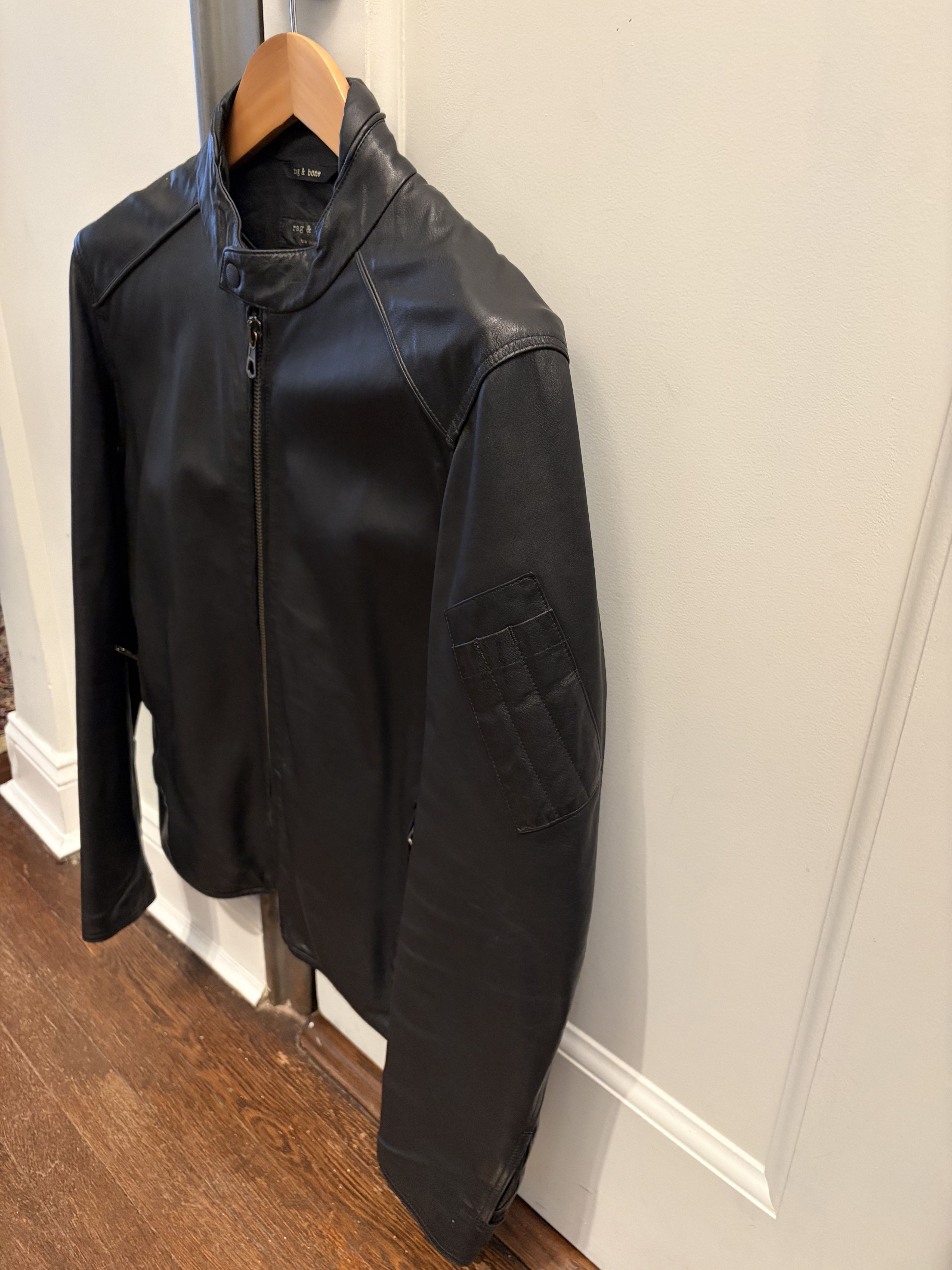 Rag & Bone Rag & Bone leather Cafe Racer jacket Size US S / EU 44-46 / 1 - 3 Thumbnail
