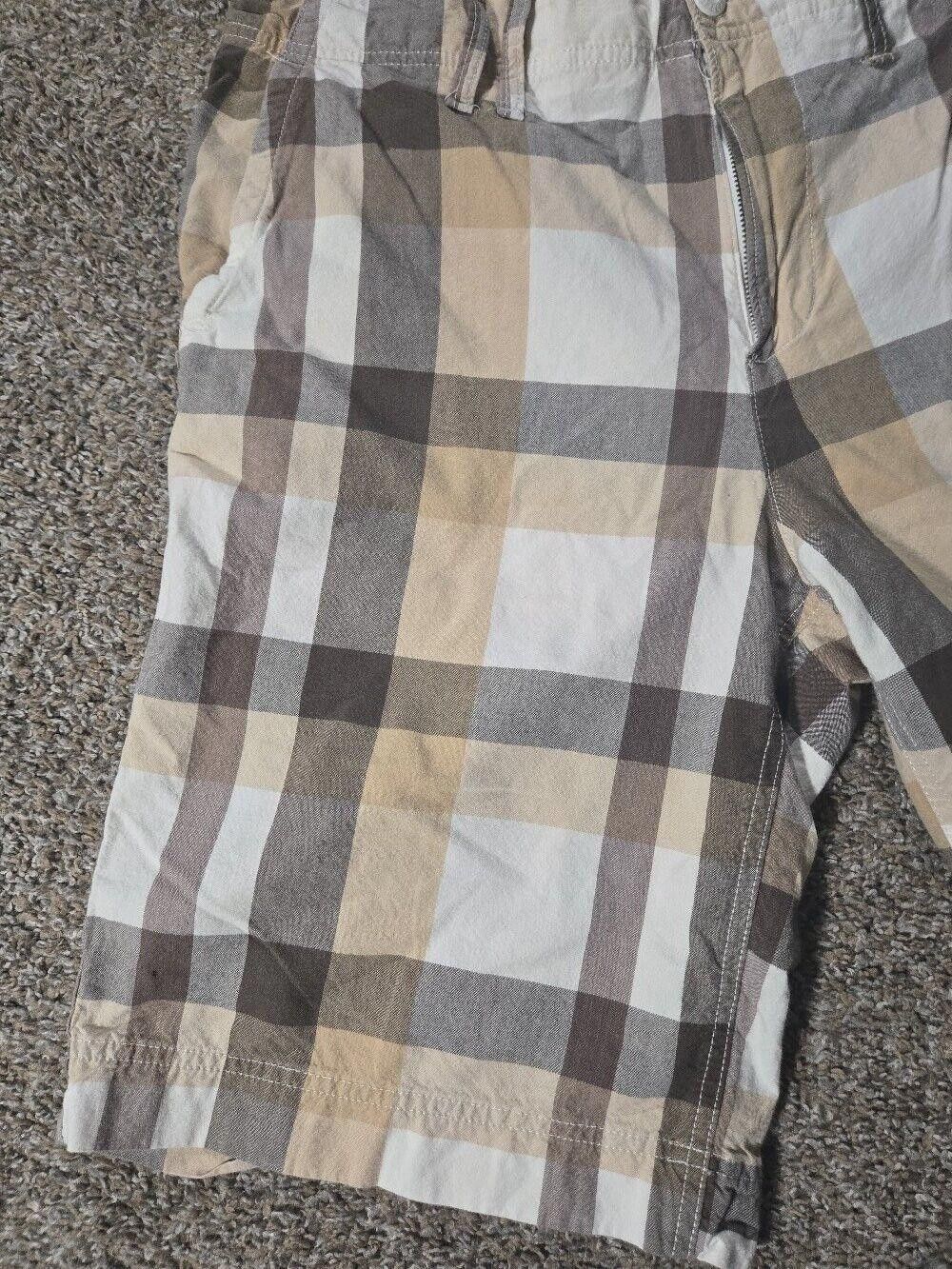 Urban Pipeline Urban Up Pipeline Yellow Brown And White Plaid Shorts Sz 36 Size US 36 / EU 52 - 2 Thumbnail