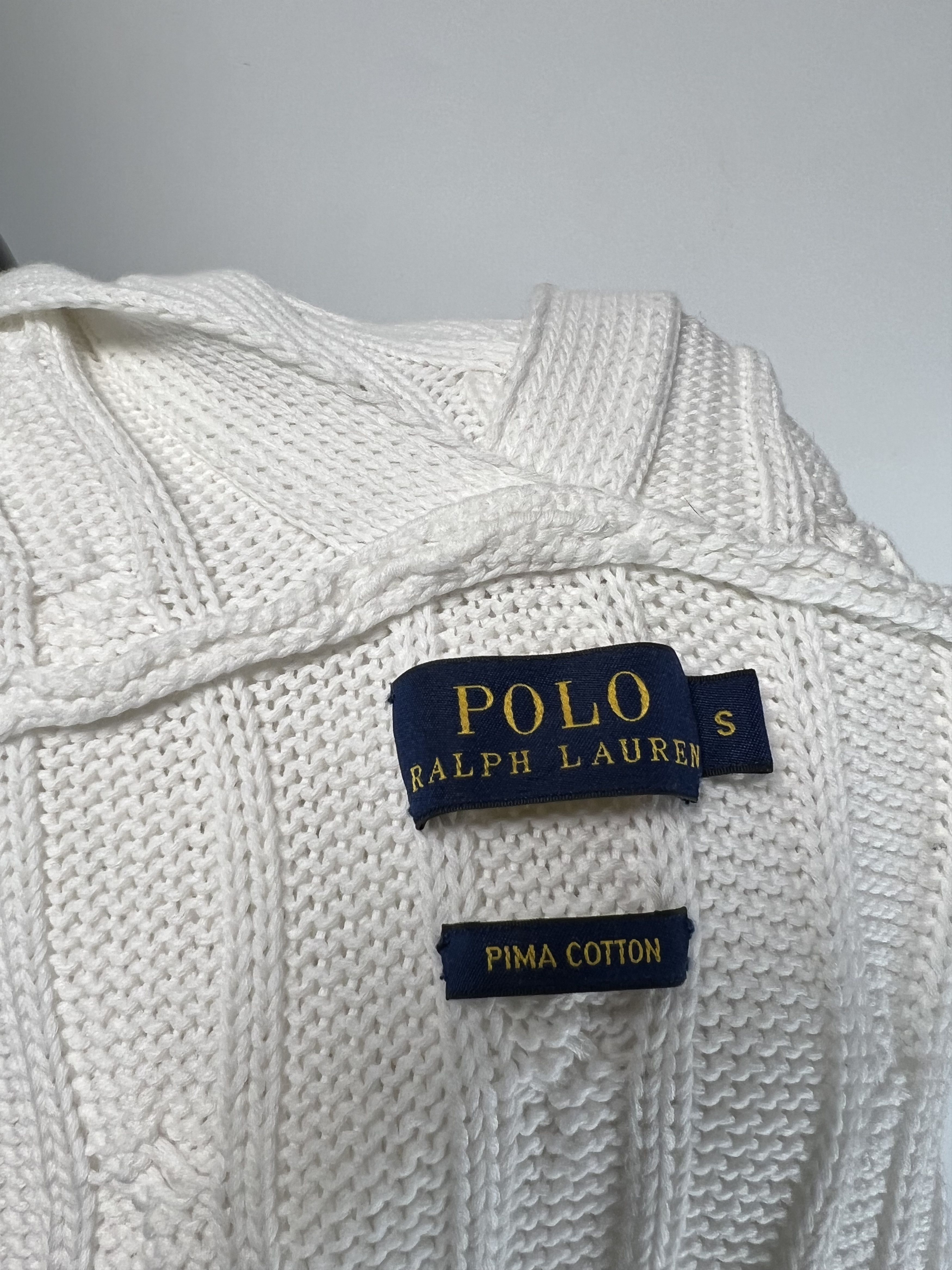 Polo Ralph Lauren Polo Ralph Lauren Cotton Cable Knit Open Cardigan Size M / US 6-8 / IT 42-44 - 13 Thumbnail