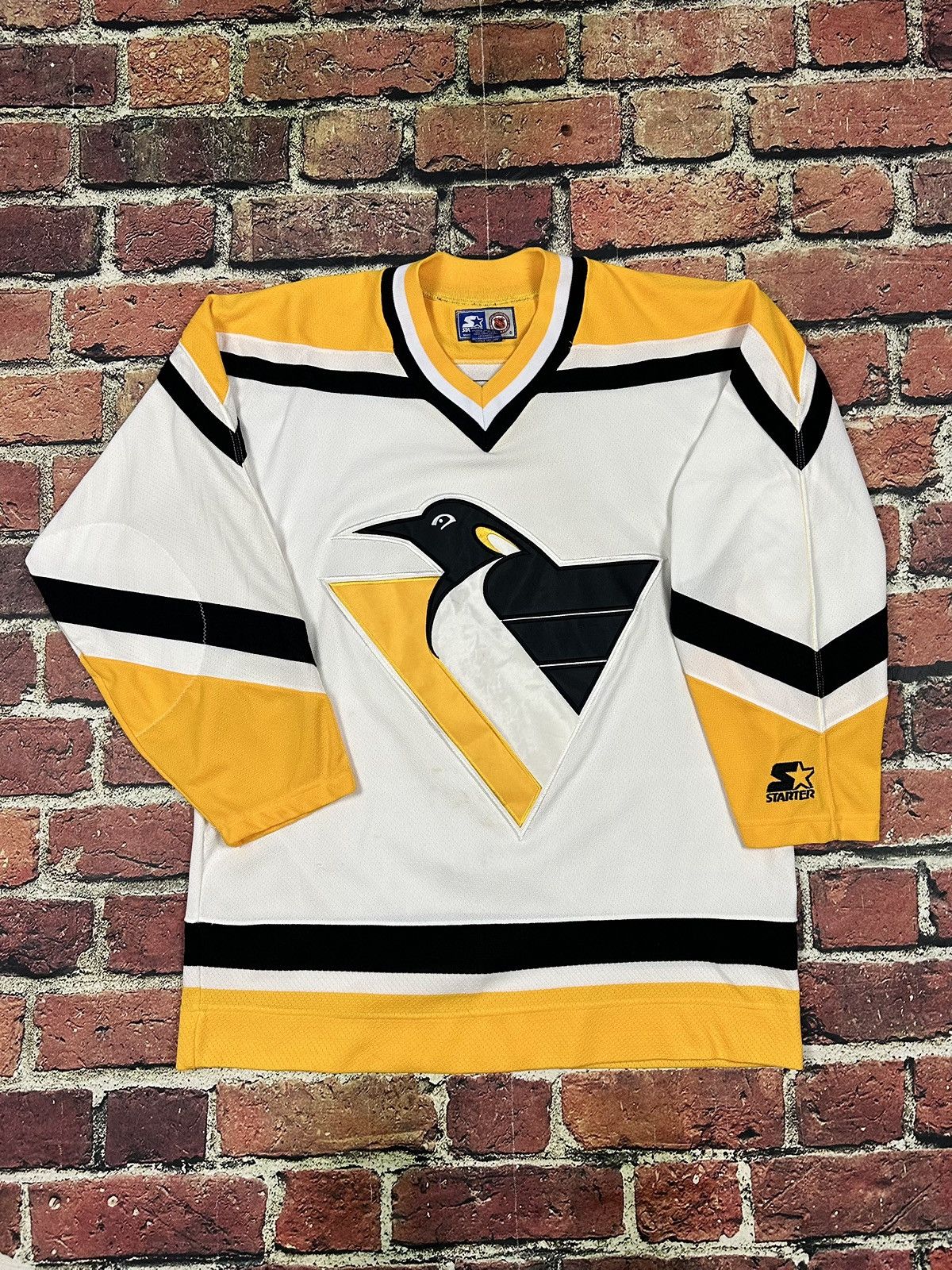 Vintage Starter fashion Pittsburgh Penguins Jersey L