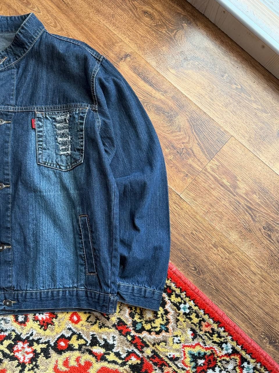 Hysteric Glamour VTG Hysteric Glamour Style Distressed Denim Jacket Y2K Size US L / EU 52-54 / 3 - 5 Thumbnail