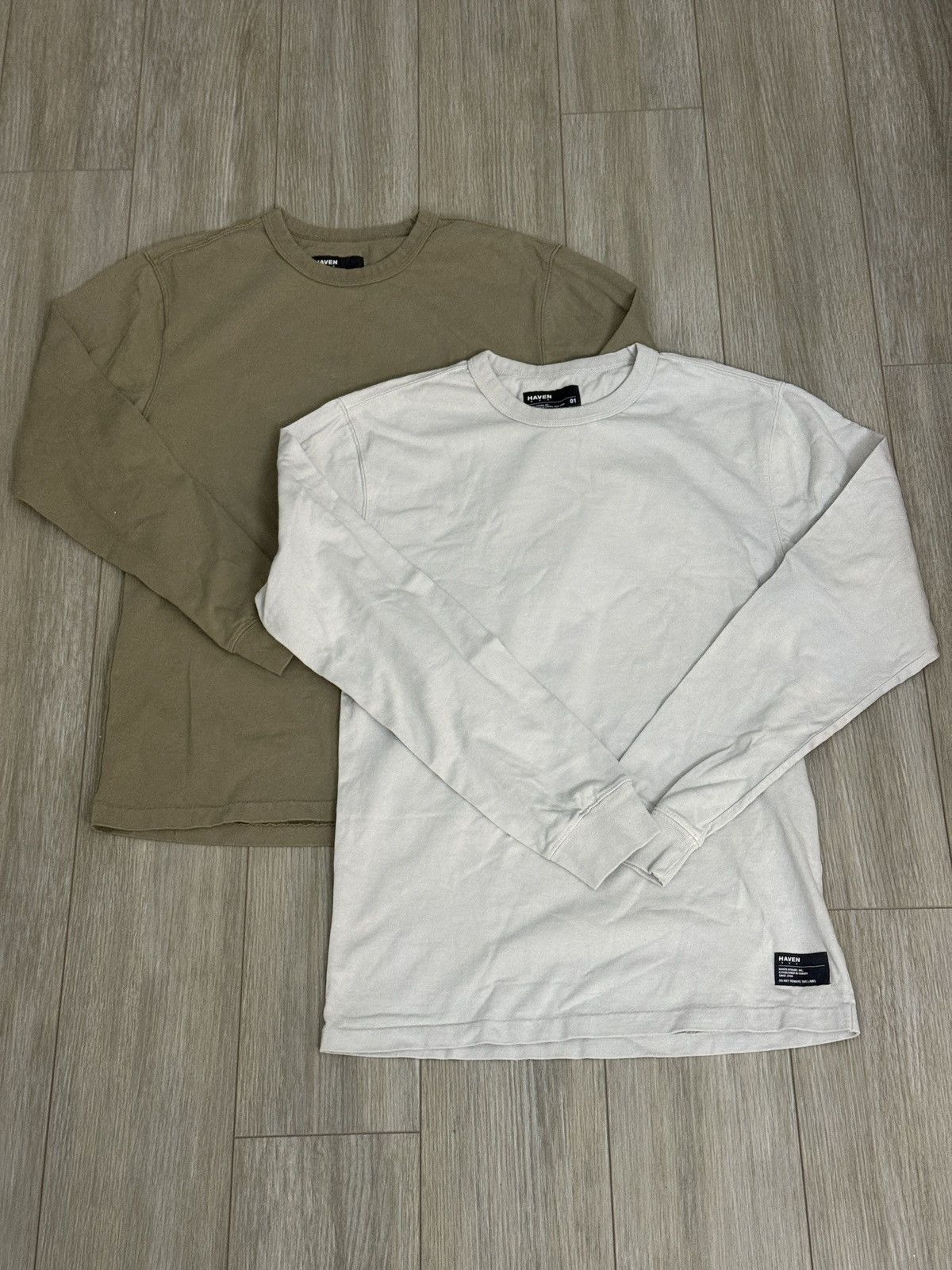 Haven HAVEN LS Tee Set – Tan + Olive – Sz 1 – Bundle Size US S / EU 44-46 / 1 - 1 Thumbnail