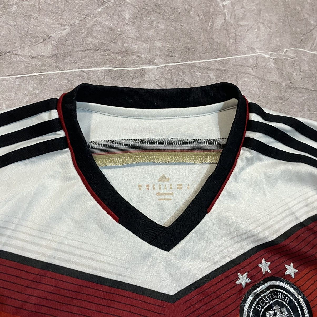 Vintage MATTHAUS ! VINTAGE ADIDAS GERMANY TEE NATIONAL SOCCER JERSEY Size US M / EU 48-50 / 2 - 9 Thumbnail