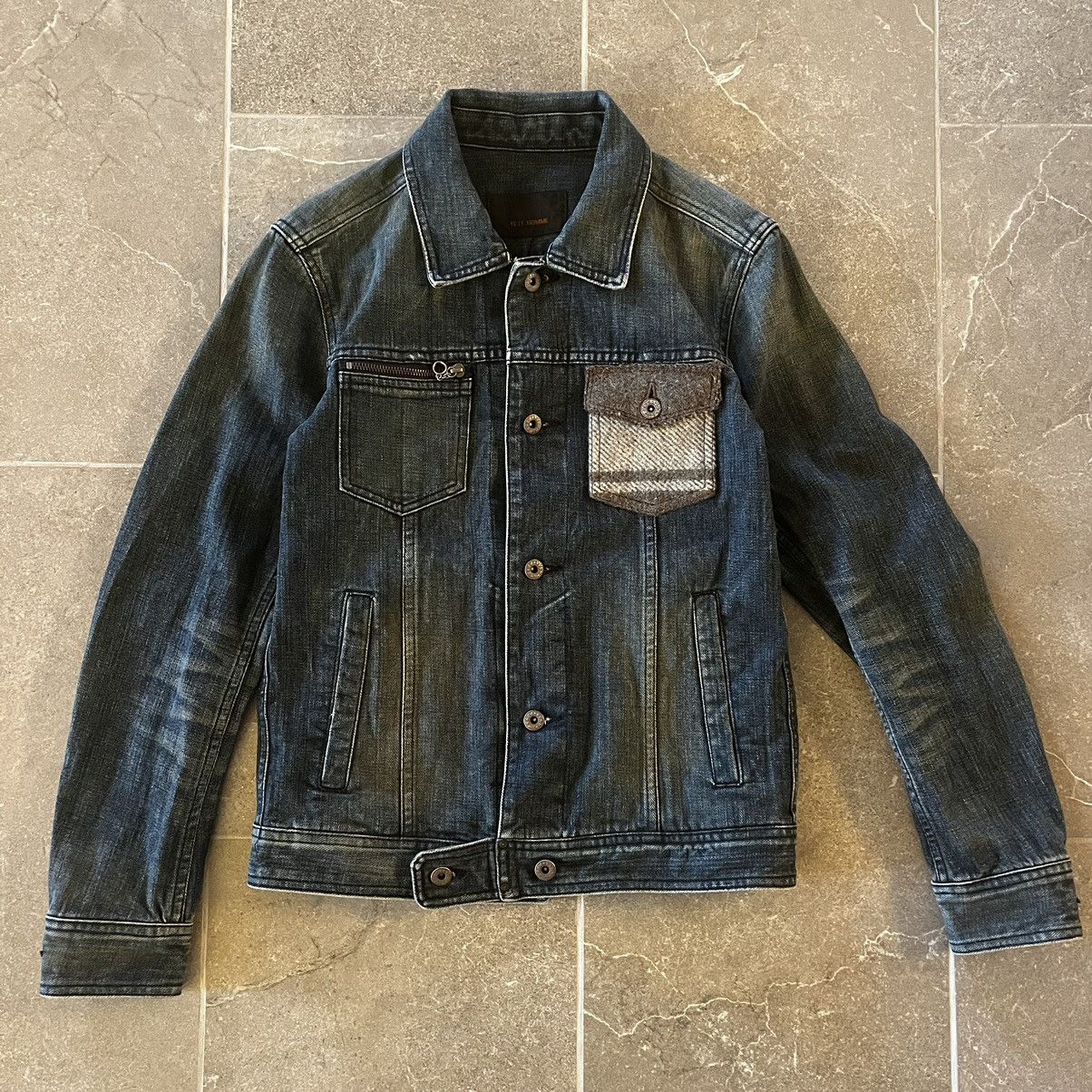 Men's Issey Miyake Denim Jackets | Grailed
