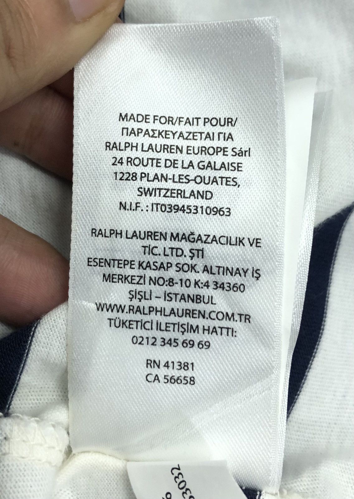 Polo Ralph Lauren Polo Ralph Lauren Custom Slim Fit T-Shirt Size US L / EU 52-54 / 3 - 14 Thumbnail