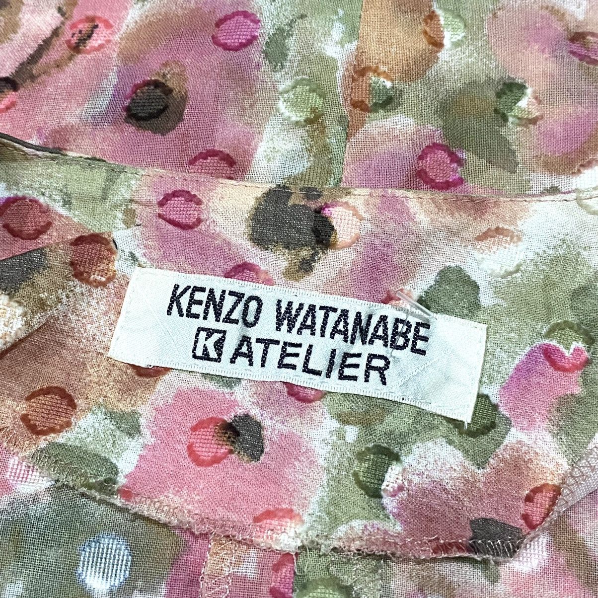 Japanese Brand 🔥RARE🔥 Kenzo watanabe atelier floral mesh top Size S / US 4 / IT 40 - 6 Thumbnail