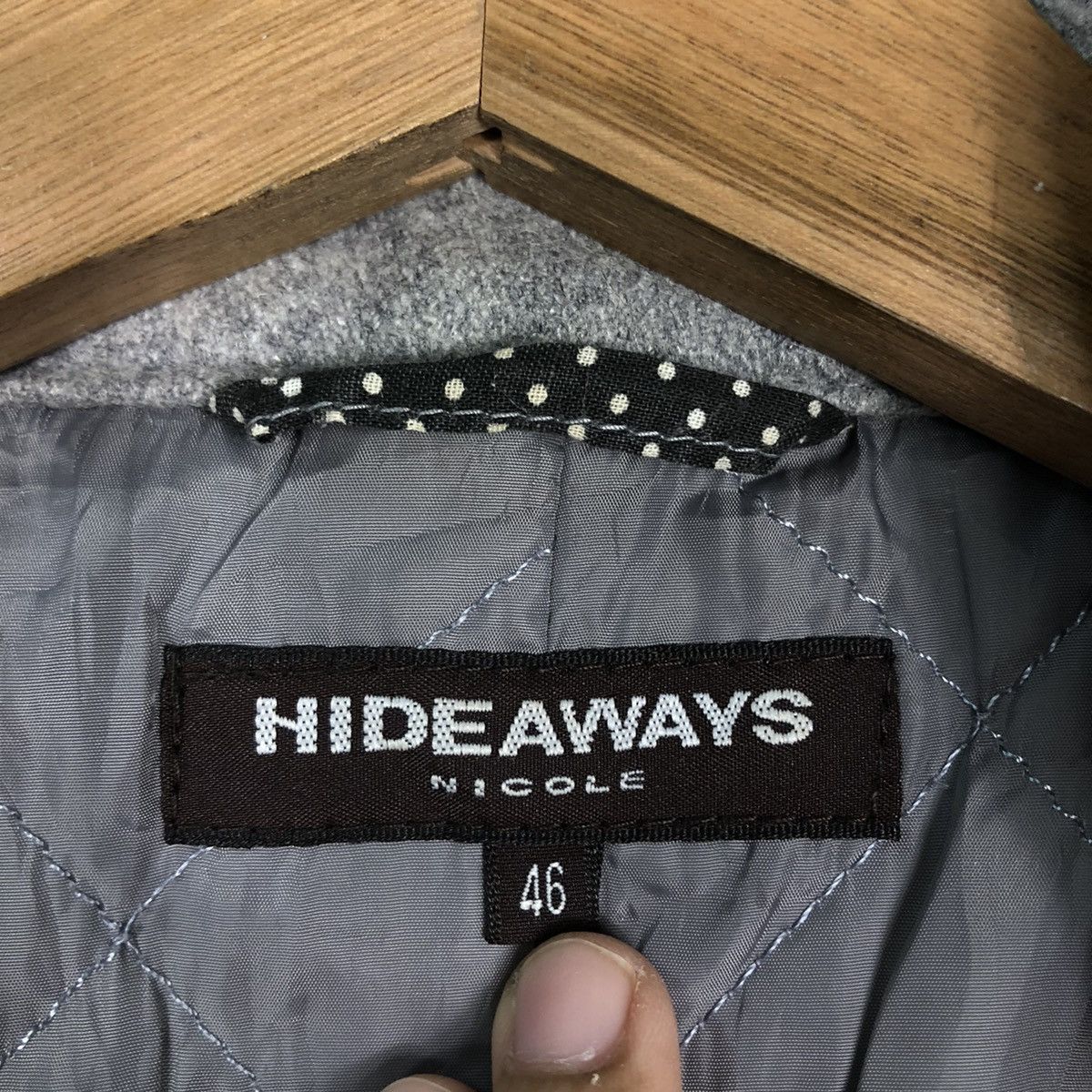 Japanese Brand 🔥Vintage Wool Biker Jacket Hideaways Nicole Issey Miyake Size US M / EU 48-50 / 2 - 18 Thumbnail