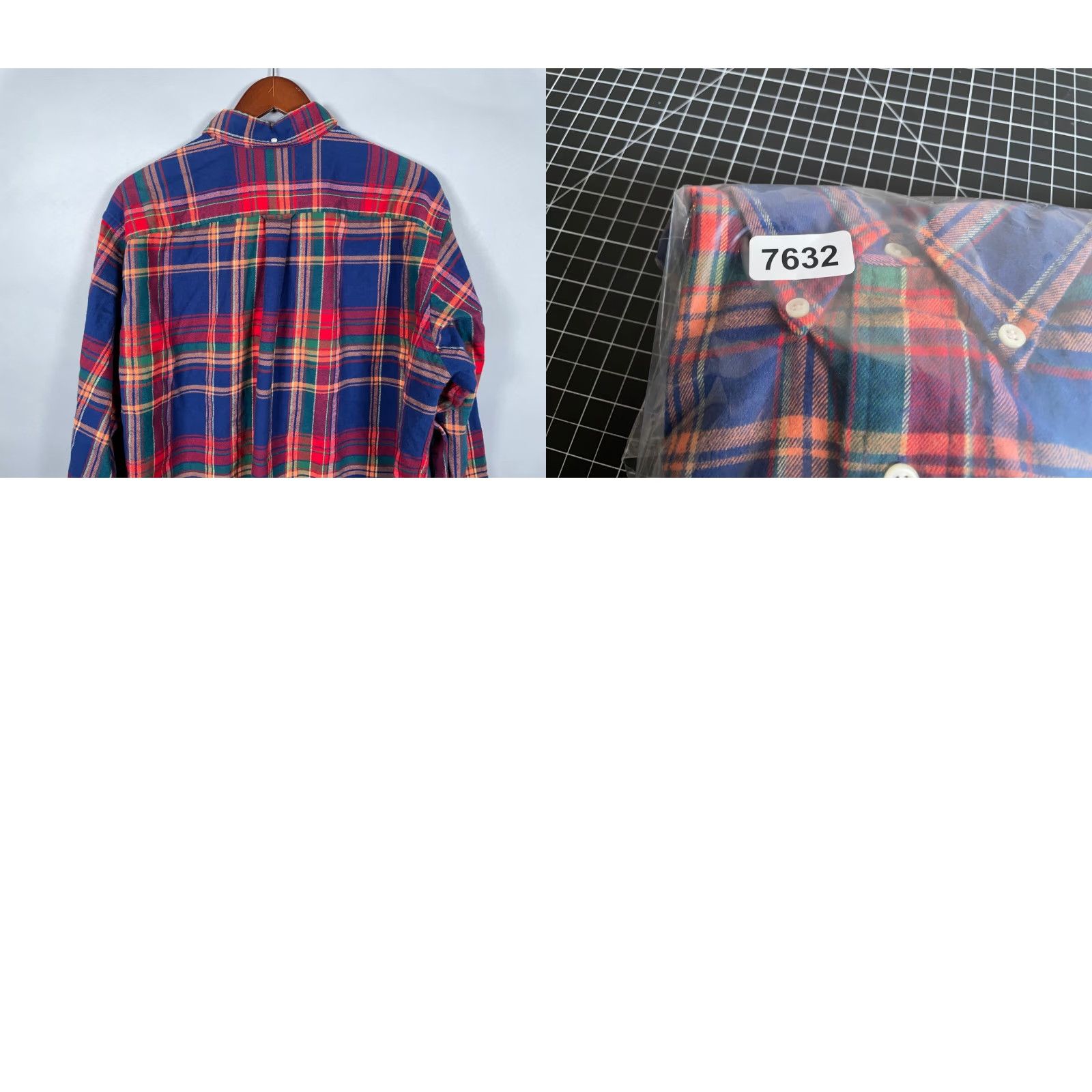 Ralph Lauren Ralph Lauren Flannel Work Shirt Men's XL Red Blue Plaid Workwear Polo Workshirt 90s Mens Size US XL / EU 56 / 4 - 9 Thumbnail