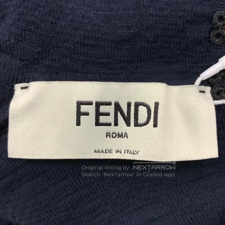 Fendi Fendi FF Relief Full Print Dress Size XXS / US 00 / IT 34 - 4 Thumbnail