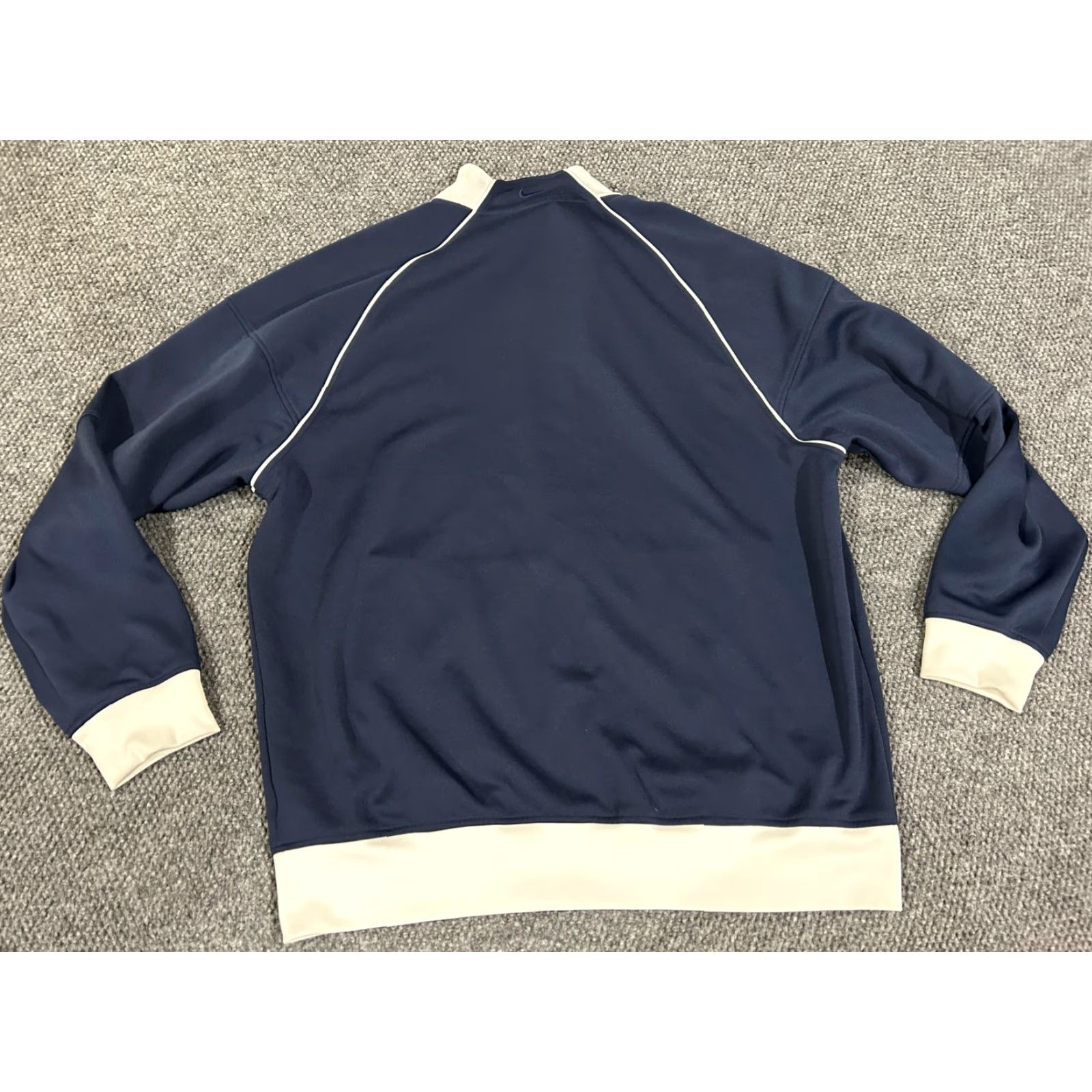 Nike Nike Track Jacket Mens XL Navy Blue Full Zip Patch Retro Vintage Size US XL / EU 56 / 4 - 7 Thumbnail