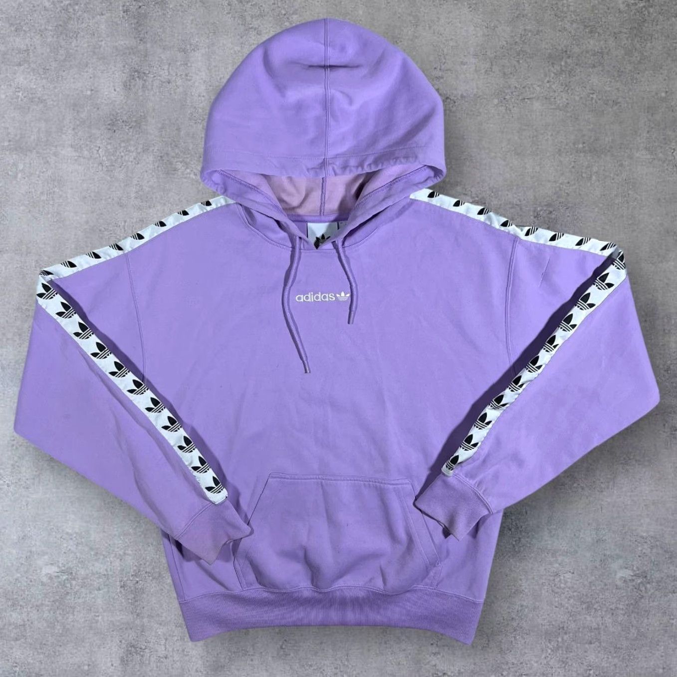 Adidas Adidas Logo Tape Sleeve Mini Spellout Purple Pullover Hoodie Small Mens Shirt Pullover Hoodie Purple Logo Tape Sleeve Mini Spellout 90s? Size US S / EU 44-46 / 1 - 2 Thumbnail