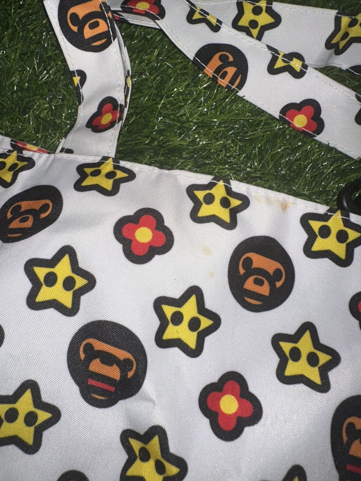 Bape Bape baby milo monogram star monogram tote bag Size ONE SIZE - 4 Thumbnail