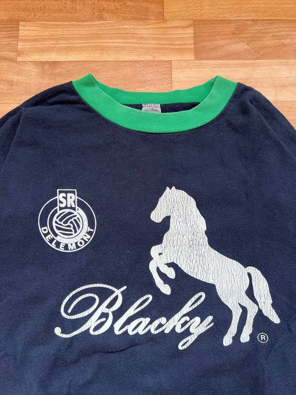 Vintage RARE 1970 SR DELEMONT BLACKY SWITZERLAND SOCCER SWEATSHIRT M Size US M / EU 48-50 / 2 - 3 Thumbnail