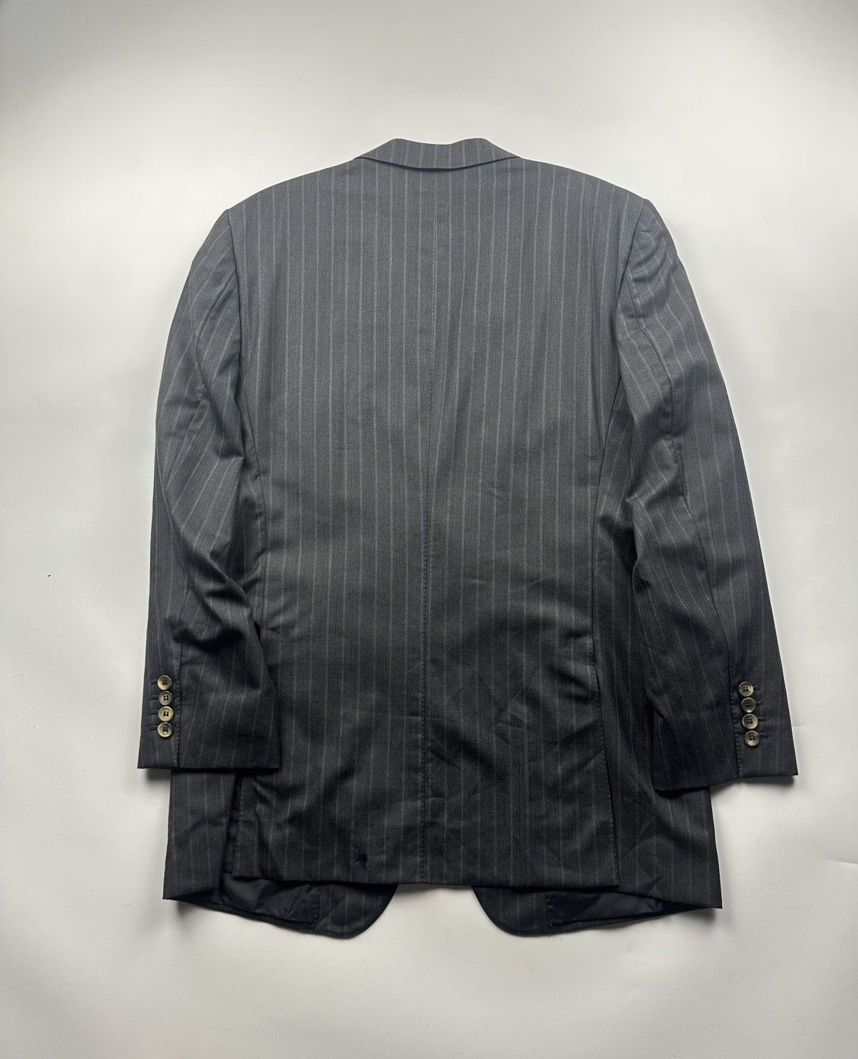 Gucci Gucci vintage striped 3 button wool blazer jacket Size 52R - 2 Thumbnail