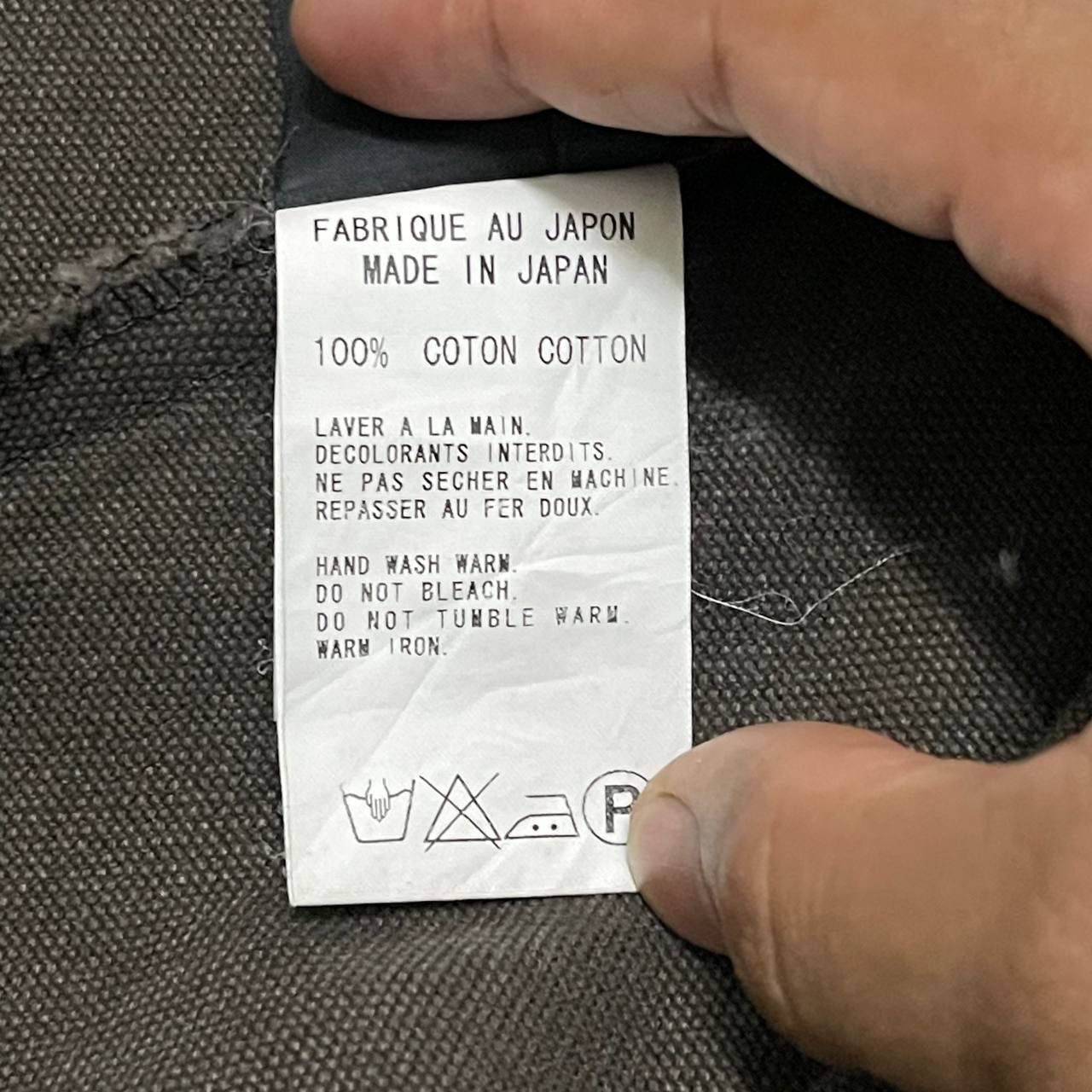 Yohji Yamamoto Y's Yohji Yamamoto Canvas Chore Jacket Size US S / EU 44-46 / 1 - 10 Thumbnail