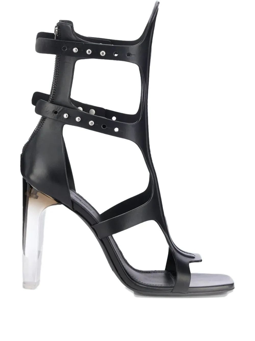 Rick Owens o1y0126 Leather Gladiator Sandals in Black Size US 9 / IT 39 - 1 Thumbnail