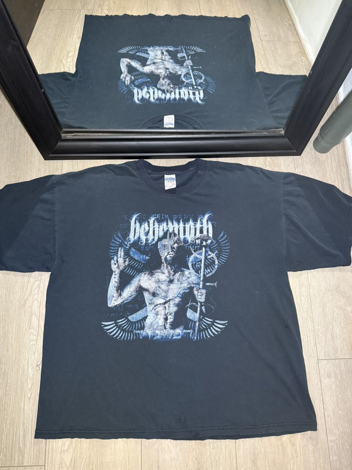Band Tees × Vintage Vintage / Y2K Rare 2000s Behemoth Demigod Heavy Tour Shirt Size US XXL / EU 58 / 5 - 1 Thumbnail