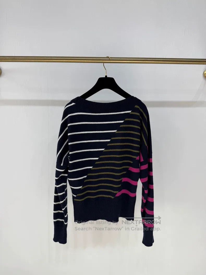 Chanel Chanel 20C colour striped double C logo cashmere sweater Size XS / US 0-2 / IT 36-38 - 2 Thumbnail