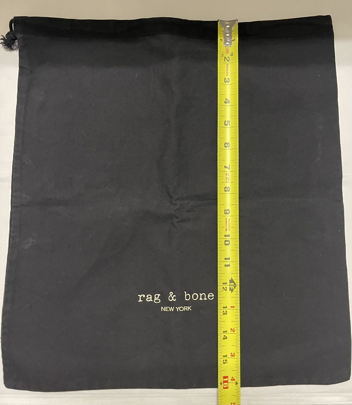 Rag & Bone Rag & Bone Dust Cover Bag Black Drawstring Storage Bag Size ONE SIZE - 3 Thumbnail