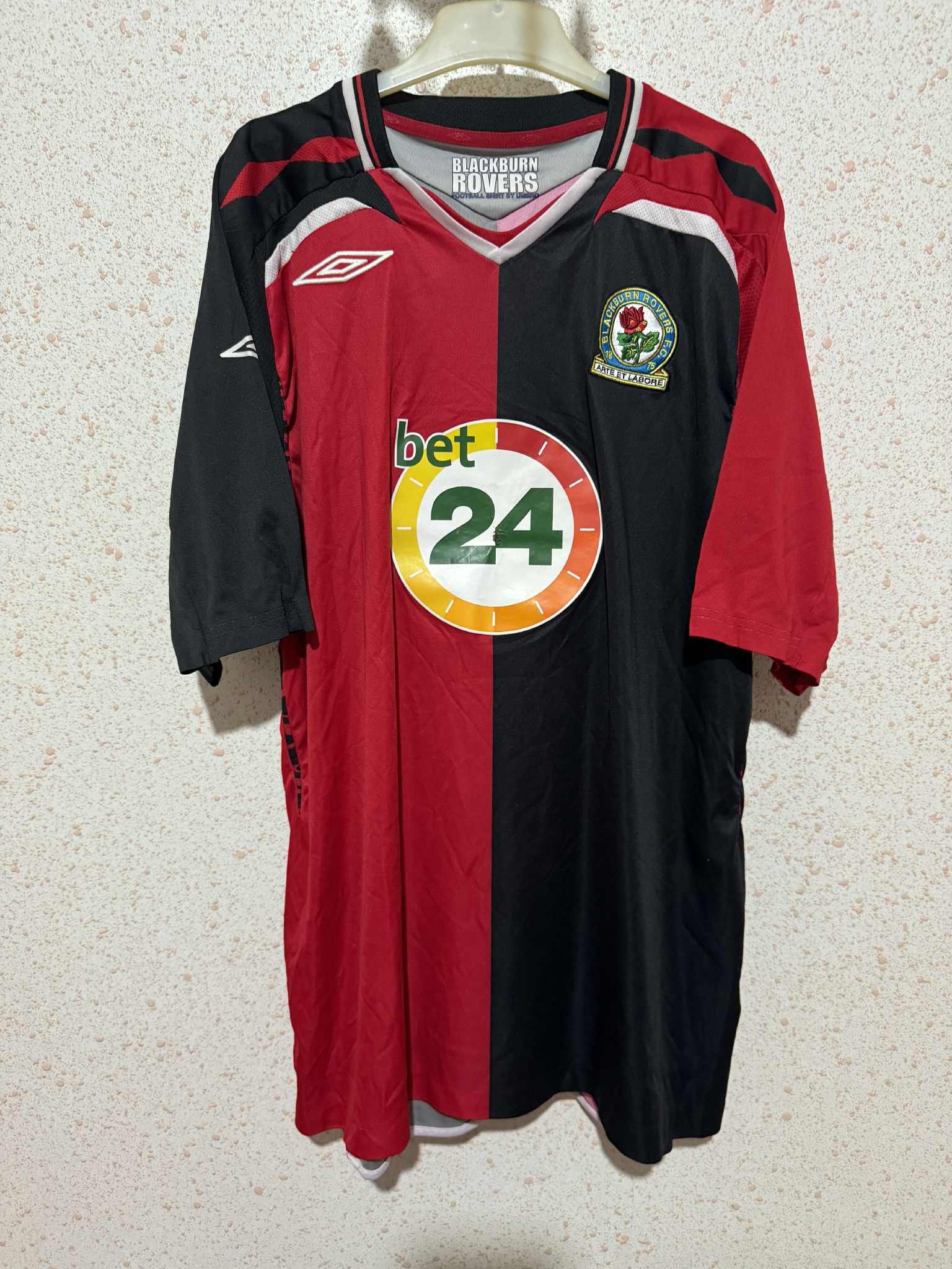 Umbro Blackburn 2007/08 Away Shirt - Warnock #3 Size US XL / EU 56 / 4 - 1 Thumbnail