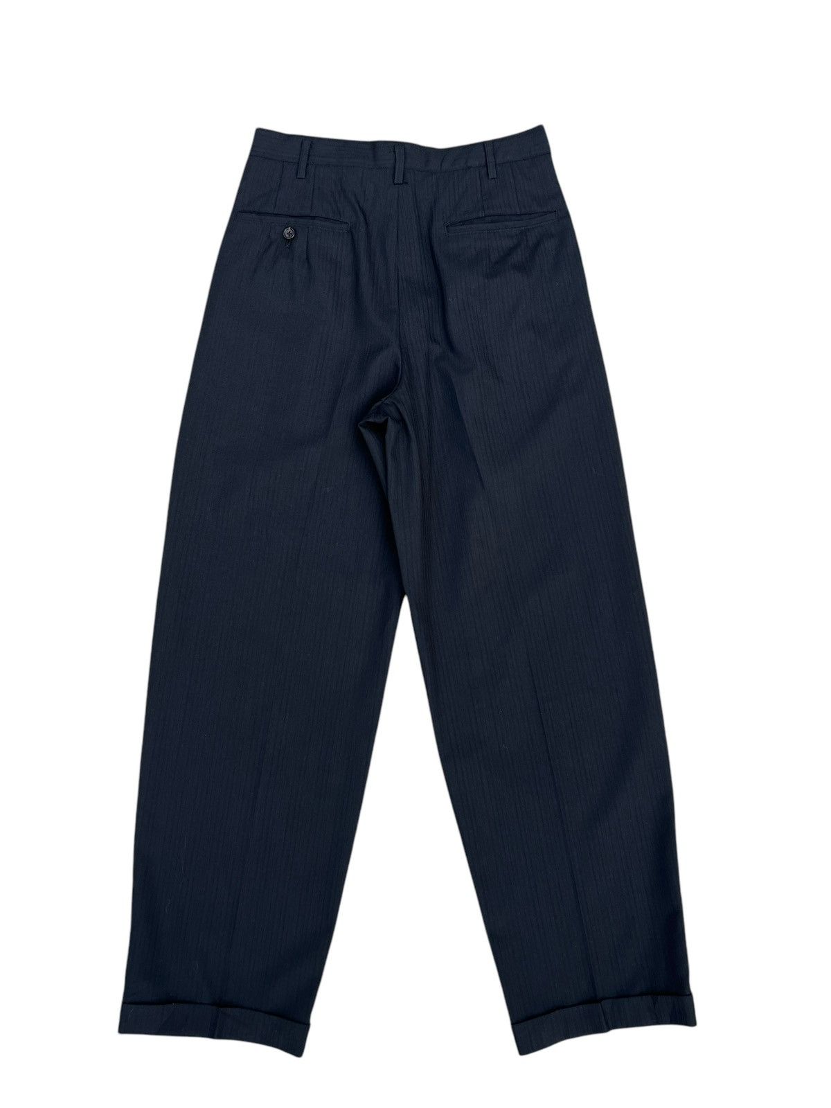 Y's for Men × Yohji Yamamoto Vintage 1998 S/S Yohji Yamamoto Y’s for Men Stripe Trouser Size US 29 - 12 Thumbnail