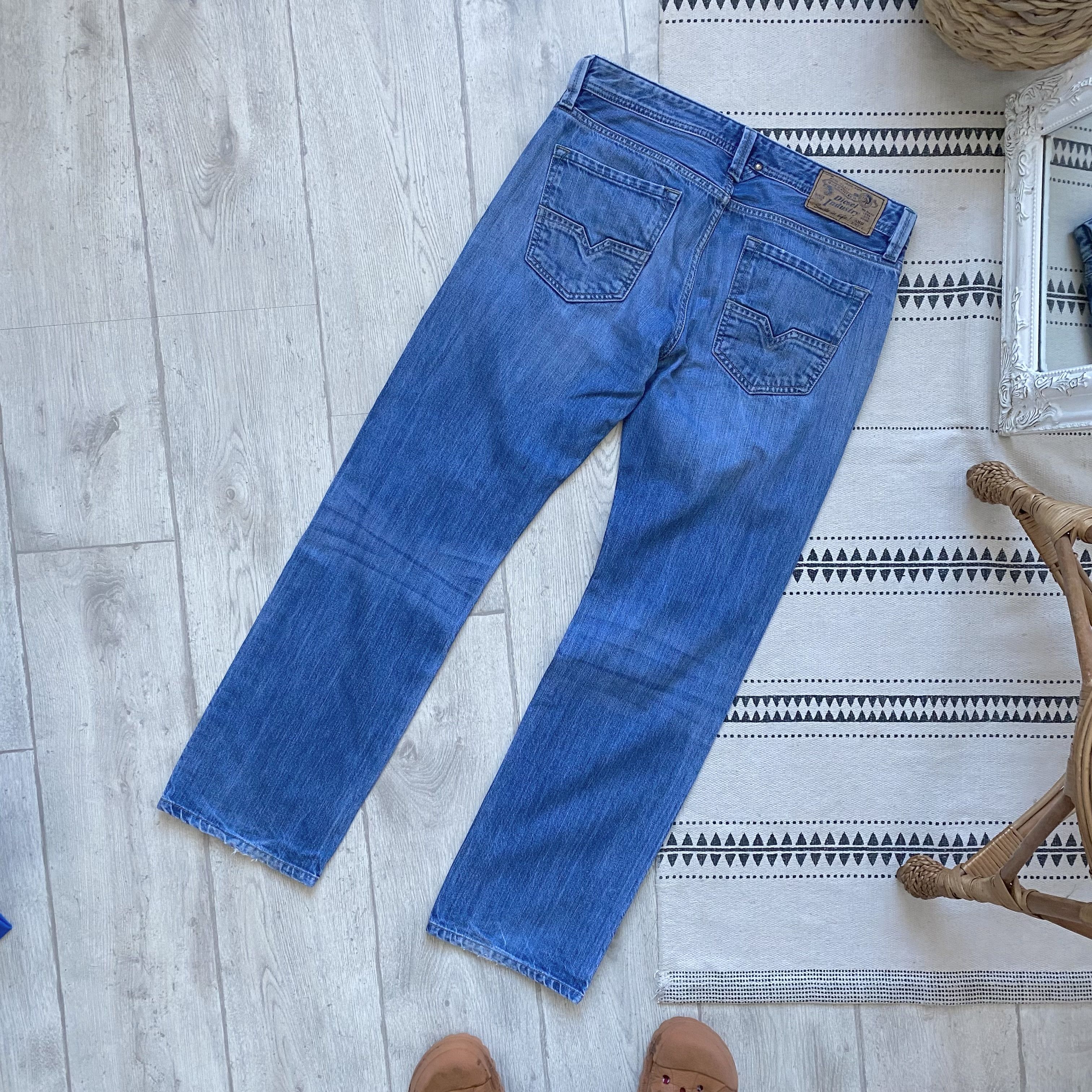 Diesel 👖 Vintage 2000s Diesel Distressed Denim Y2K Retro style Size US 32 / EU 48 - 11 Thumbnail