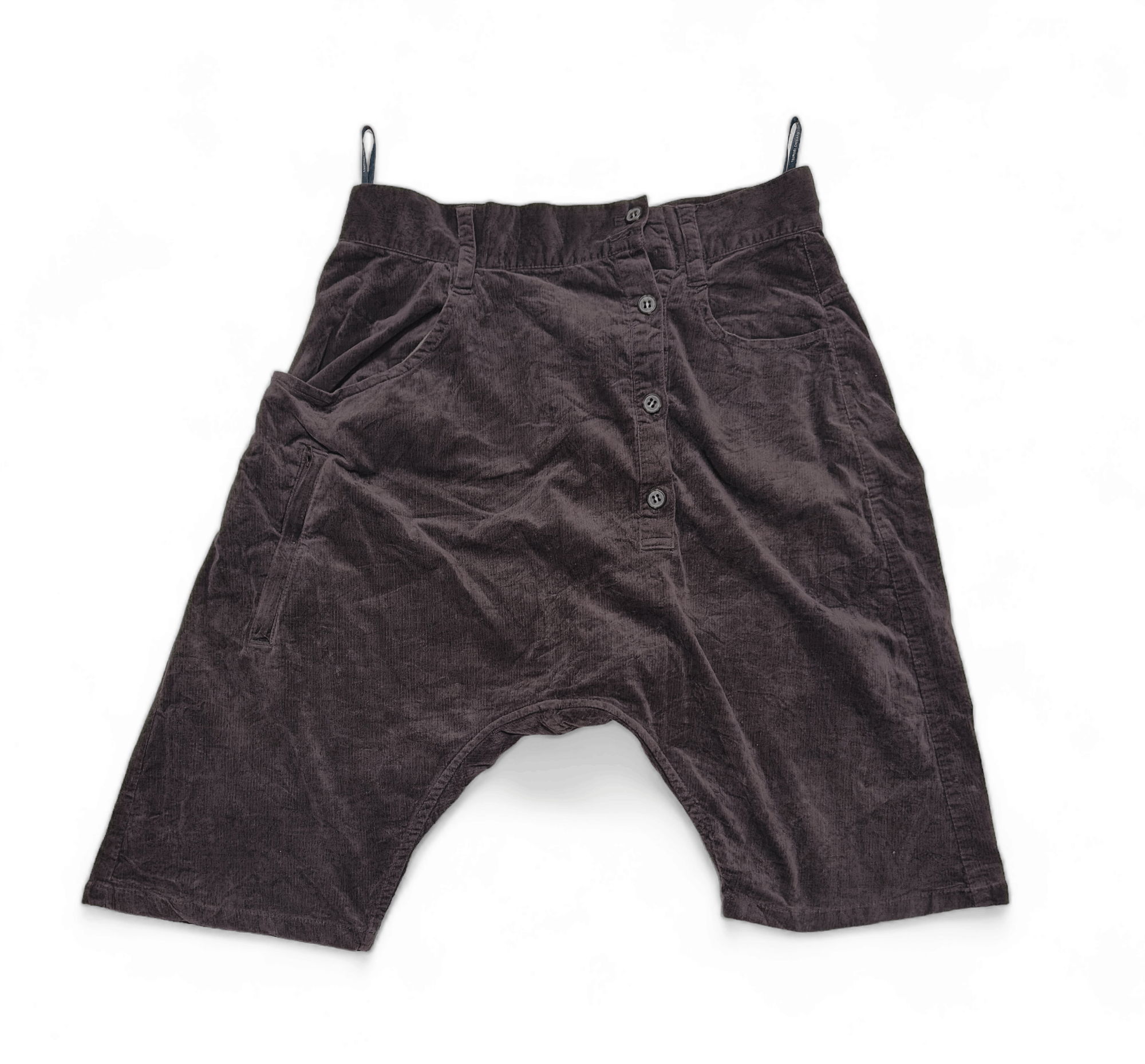 image of Vintage 90's Y2K Tsumori Chisato Avant Garde Short Pants in Brown, Men's (Size 32)