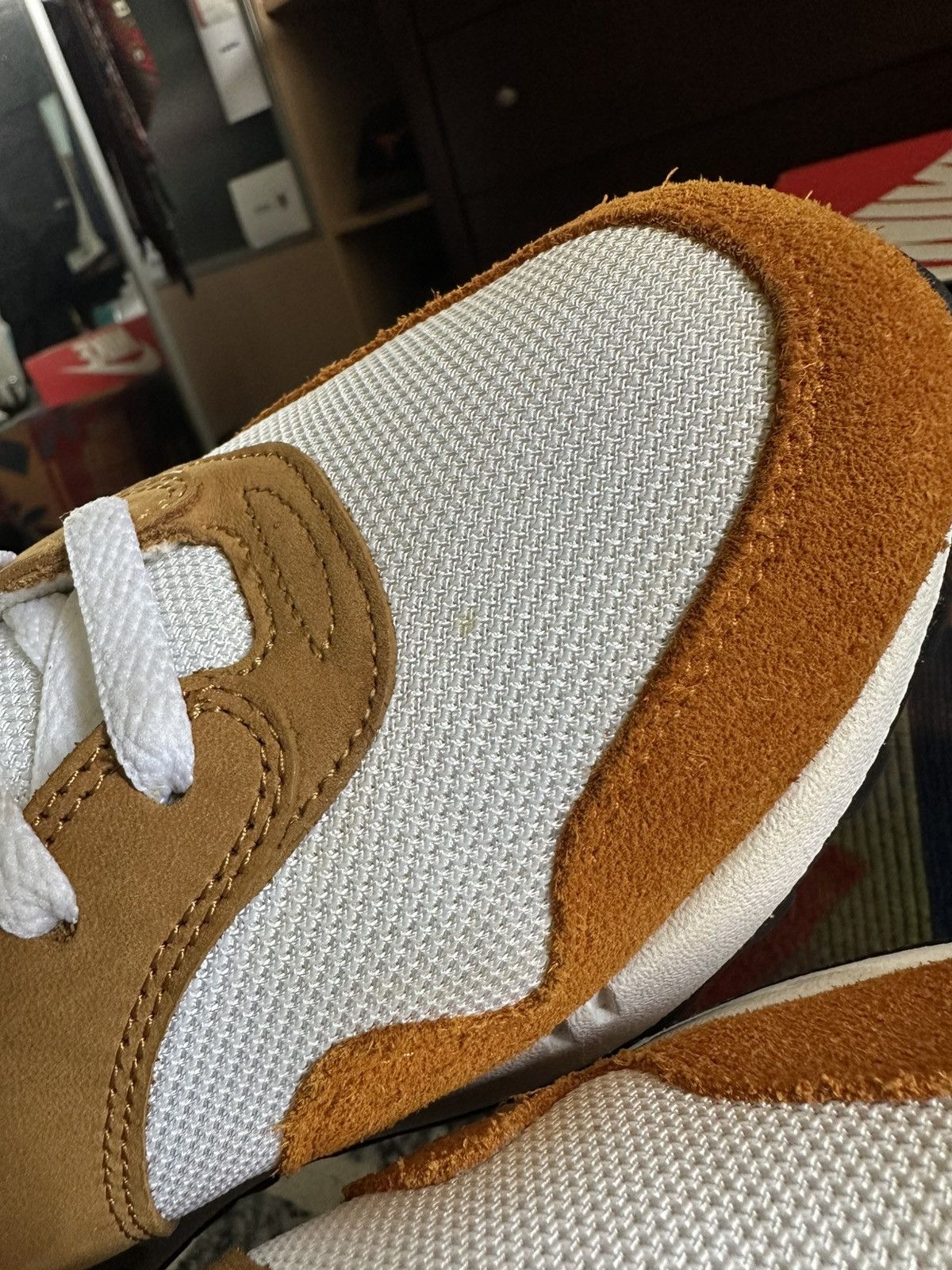Nike Nike Air Max 1 Premium Retro Brown Curry Dark Curry Size US 10 / EU 43 - 12 Thumbnail