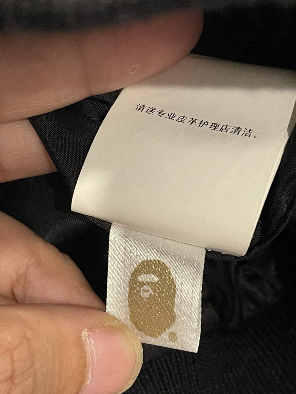 Bape × Coach Black Bape X Coach Shark Leather Jacket Size US L / EU 52-54 / 3 - 11 Thumbnail