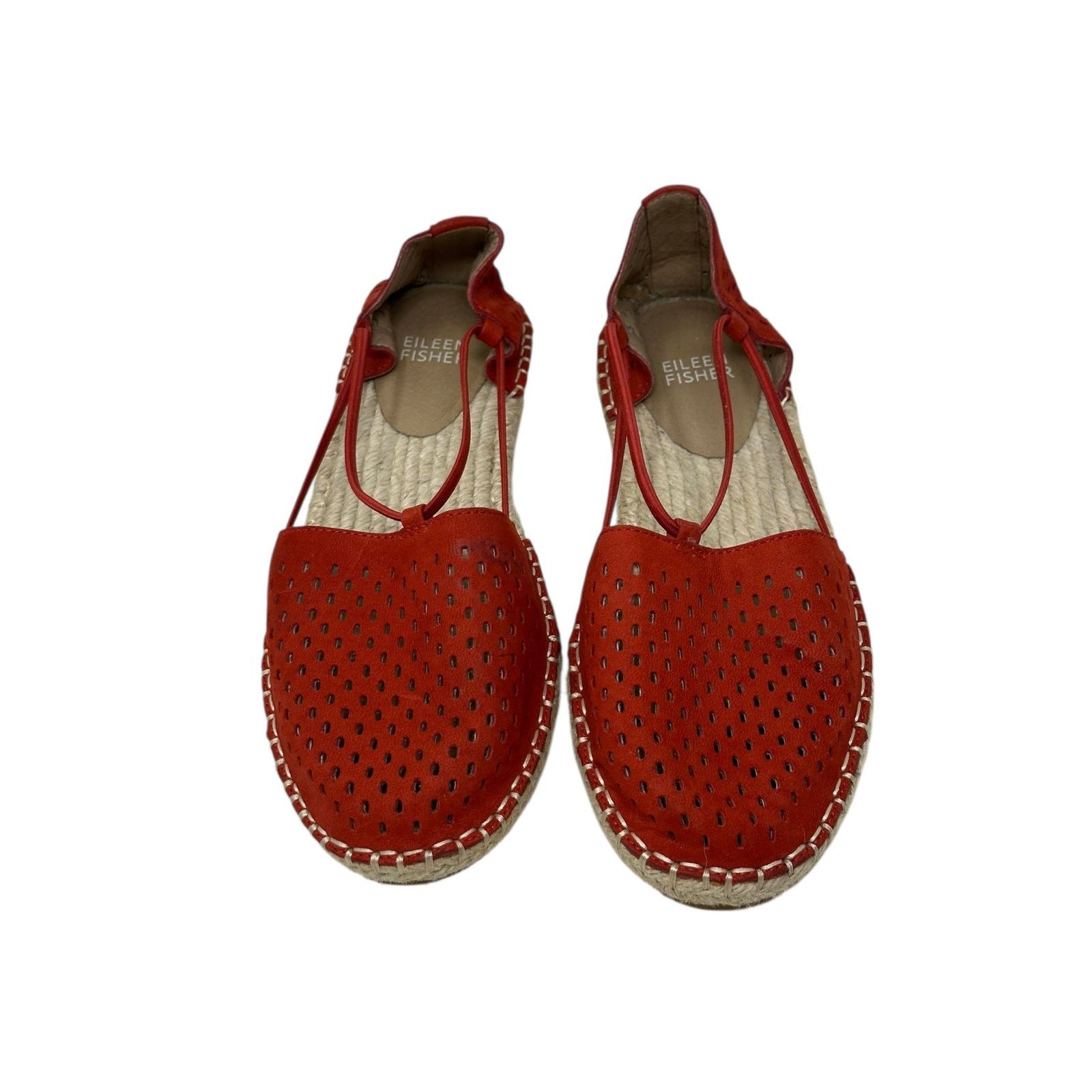 Eileen Fisher Eileen Fisher Lee 2 Red Poppy Espadrille Sandals Size 6 Size US 6 / IT 36 - 14 Thumbnail