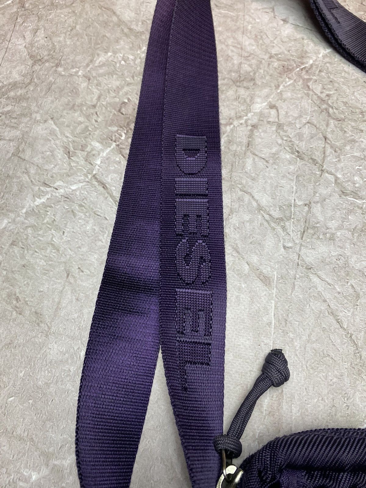 Diesel × Vintage Diesel Chocolate Purple Nylon Small Crossbody Cargo Bag Size ONE SIZE - 19 Thumbnail