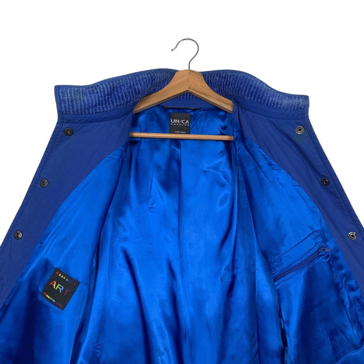 Other UNICA FASHION FINLAND Wearable Art Jacket #2485-C111 Size US L / EU 52-54 / 3 - 12 Thumbnail