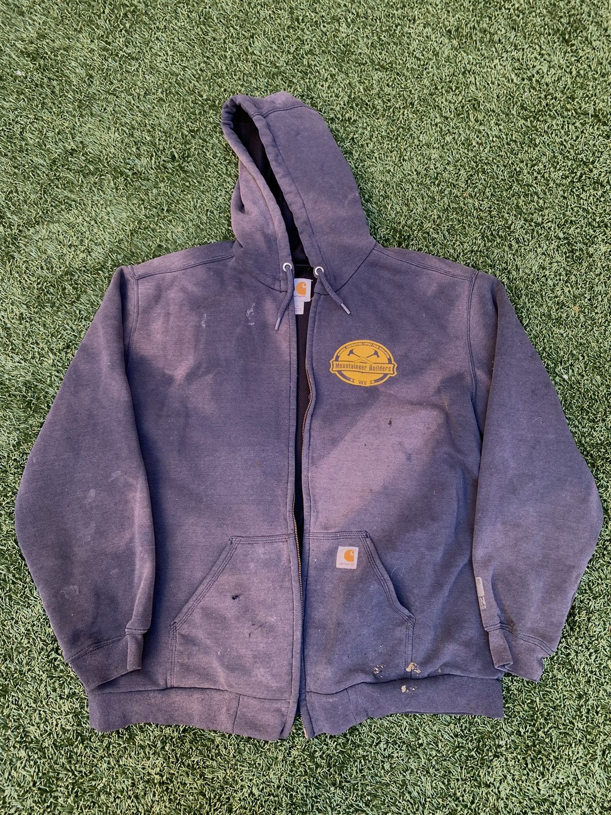 Carhartt × Carhartt Wip × Vintage Distressed Carhartt Baggy Hoodie Size US XL / EU 56 / 4 - 1 Thumbnail