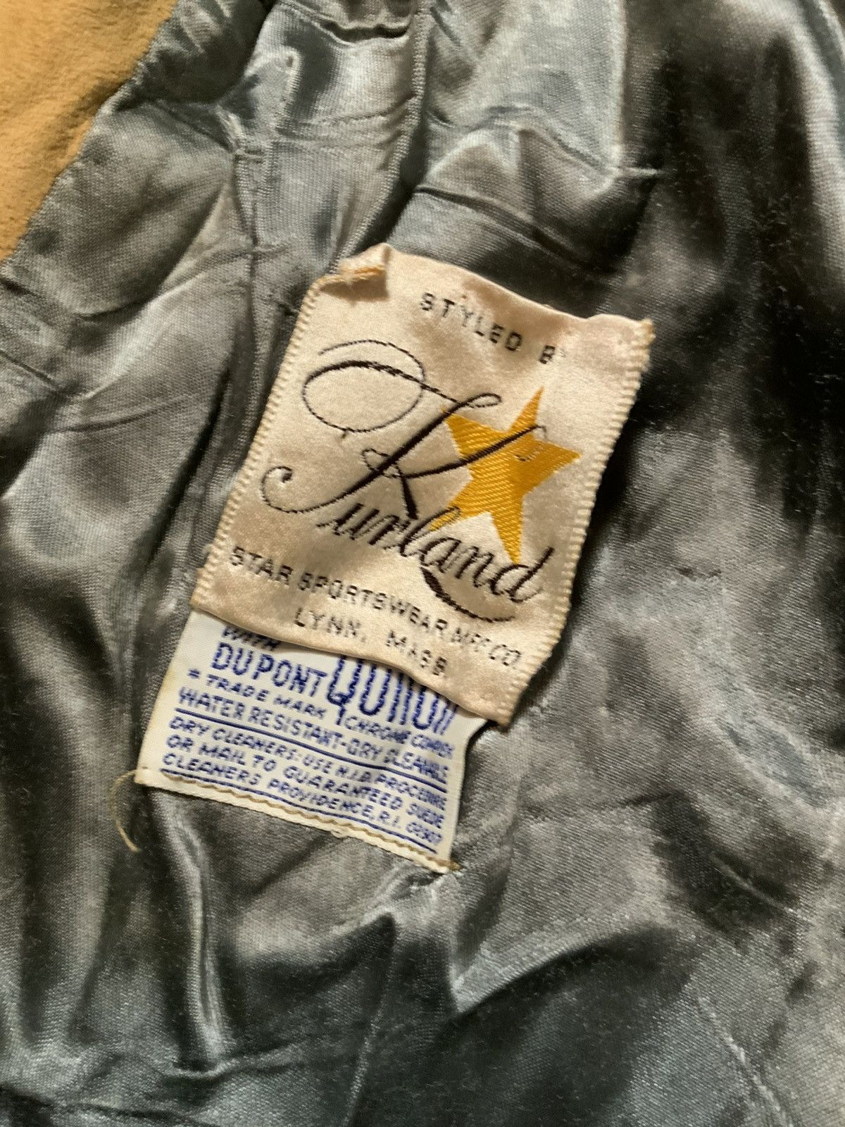 Vintage Vintage 50s 60s Kurland Star Dupont Suede Leather Jacket Size US M / EU 48-50 / 2 - 6 Thumbnail