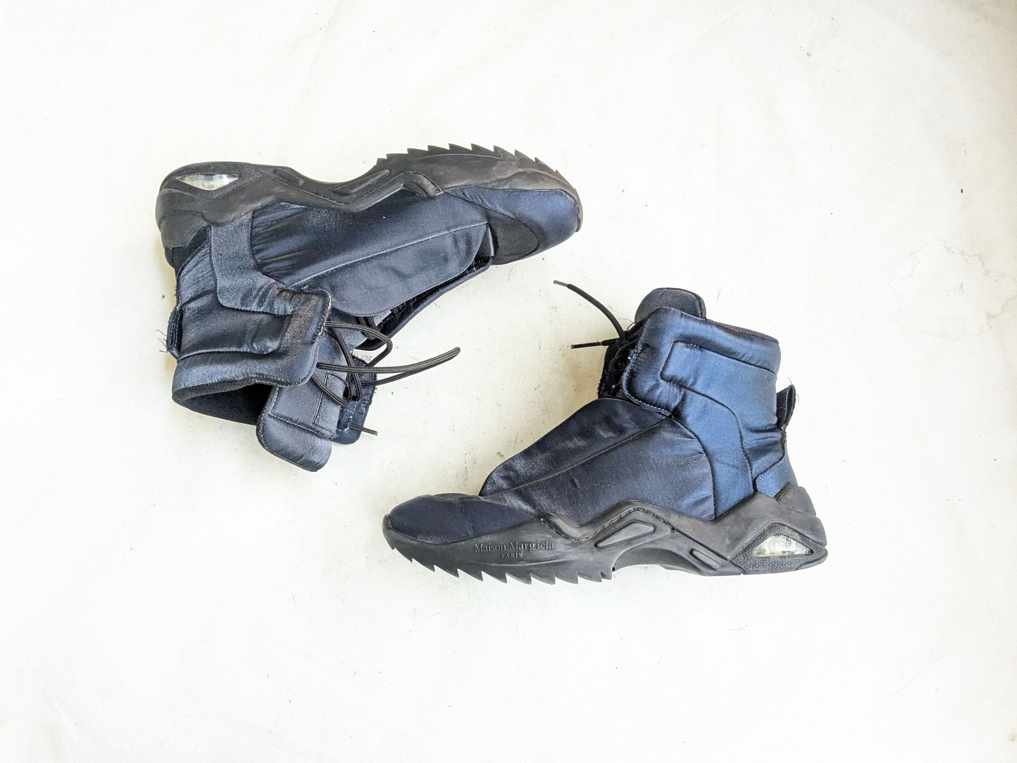 Maison Margiela New Future Navy Blue 11 44 Nylon High Tops