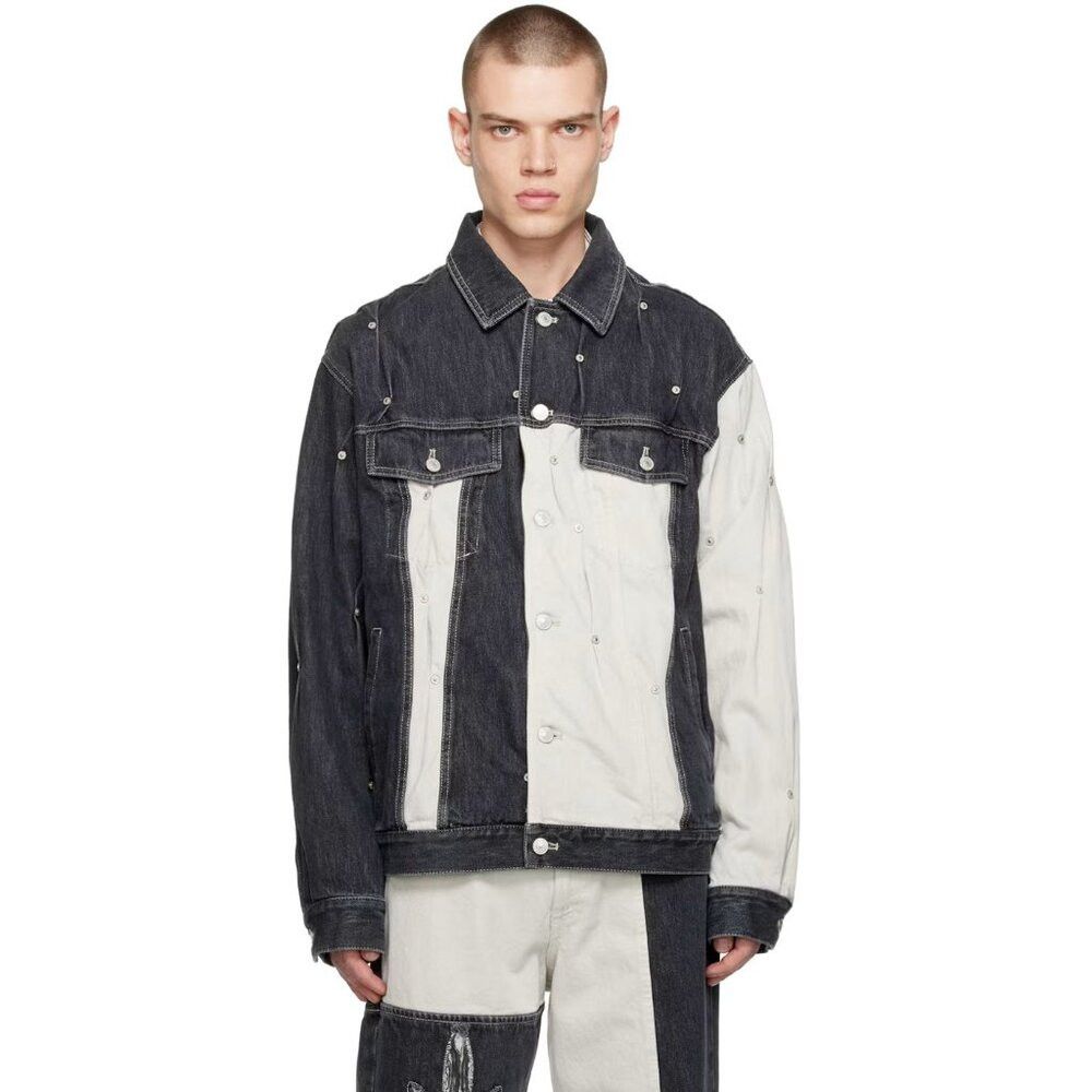 Kusikohc KUSIKOHC Exclusive Gray Denim Jacket XL New Size US XL / EU 56 / 4 - 1 Thumbnail